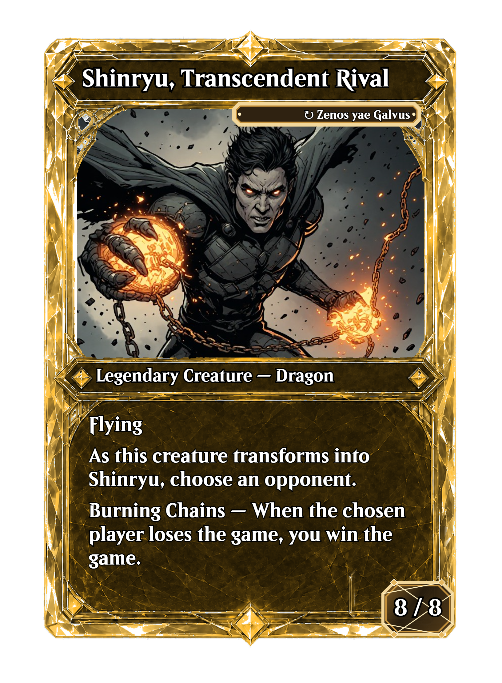 Zenos yae Galvus - Shinryu, Transcendent Rival-back-1452.png