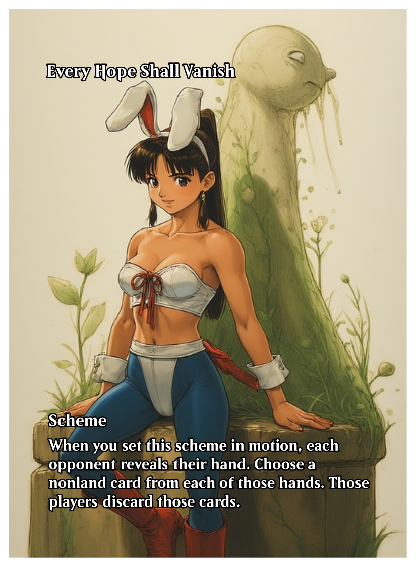 MtG Archenemy Card Set - Dragon Quest Bunny Girl Edition