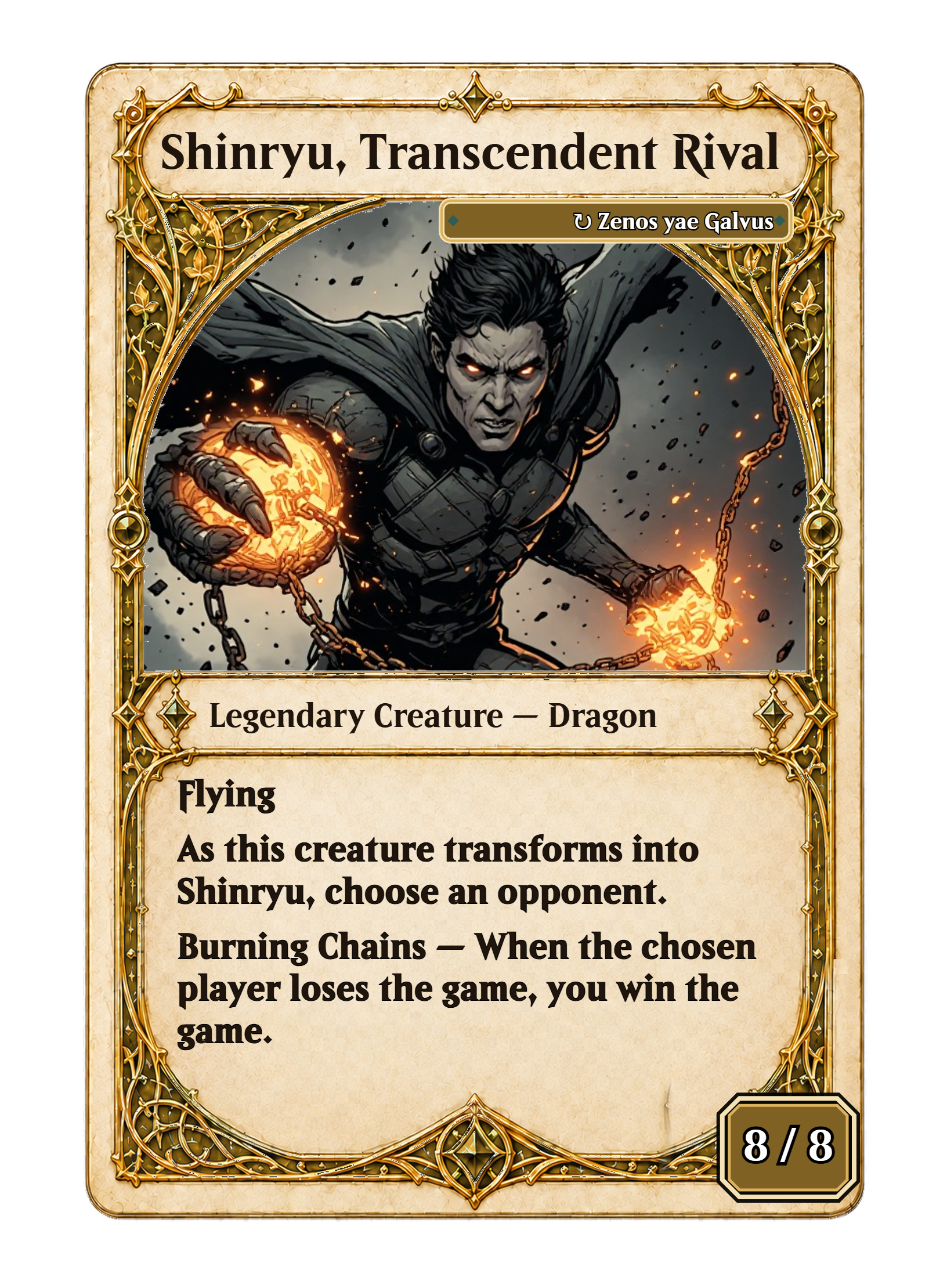 Zenos yae Galvus - Shinryu, Transcendent Rival-back-1452.png