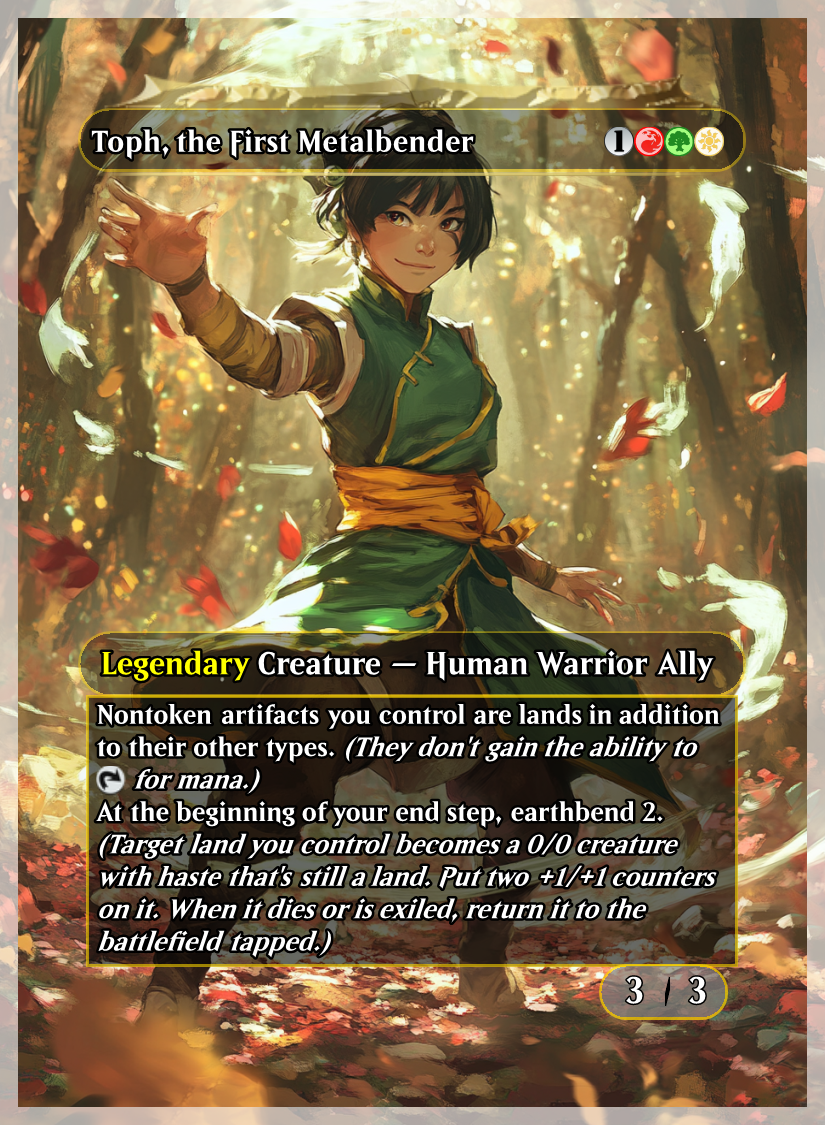 Toph, the First Metalbender Commander Deck