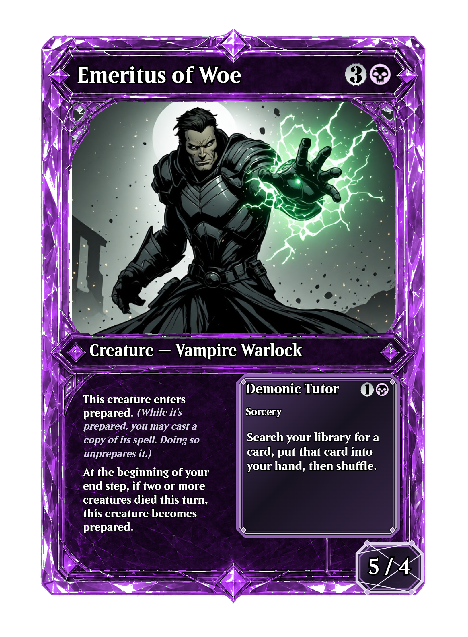 Emeritus of Woe - Demonic Tutor-front-1375.png