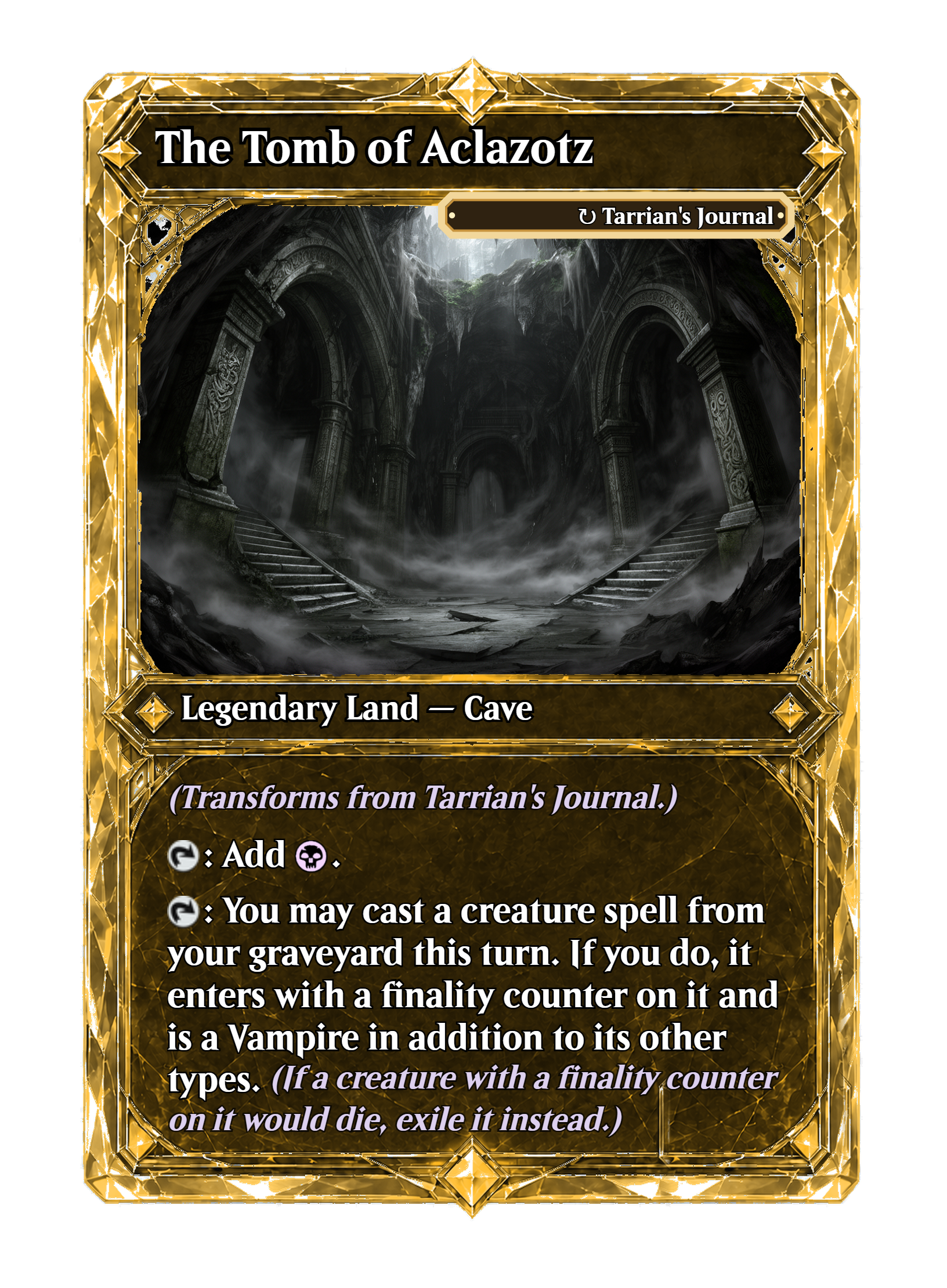 088 - Tarrian's Journal - The Tomb of Aclazotz-back.png