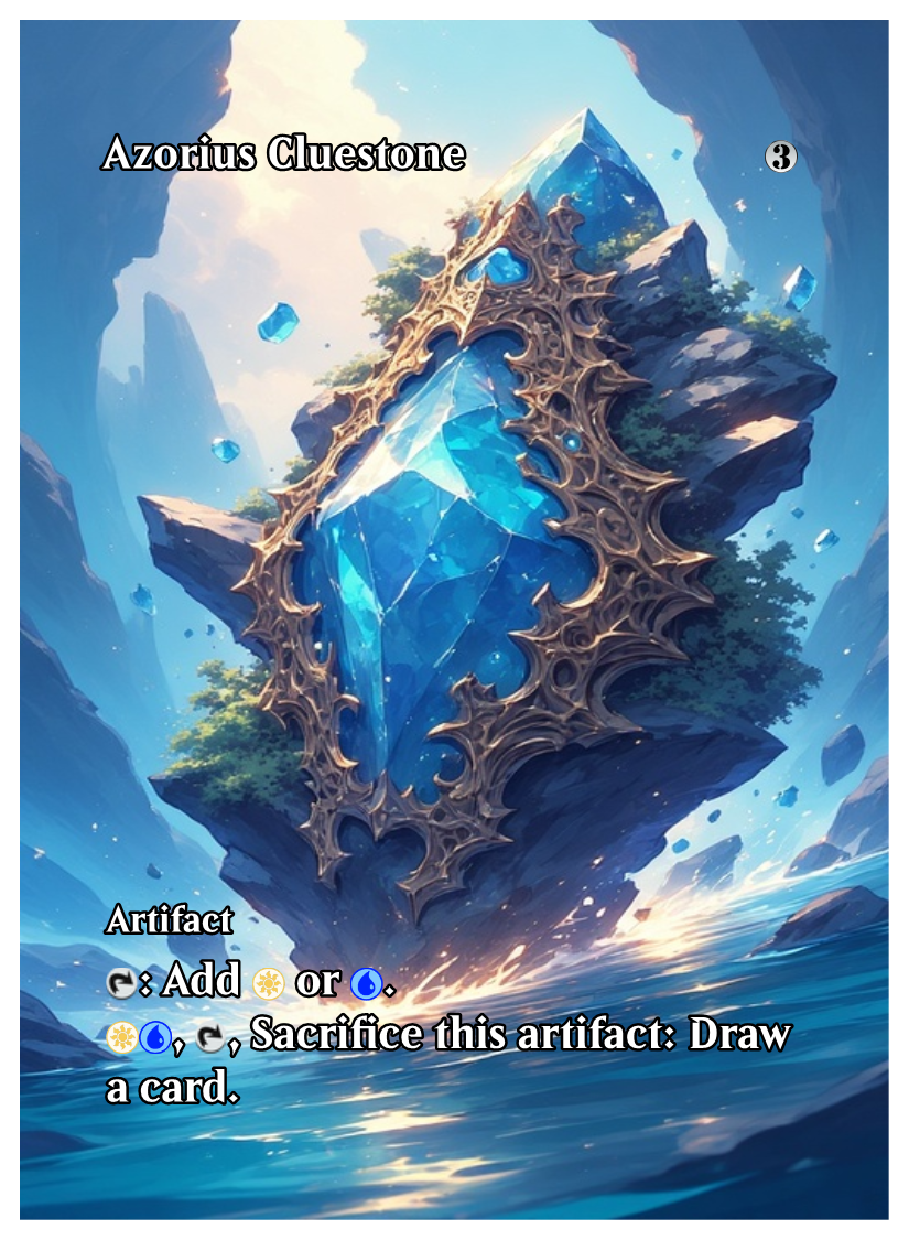 004 - Azorius Cluestone.png
