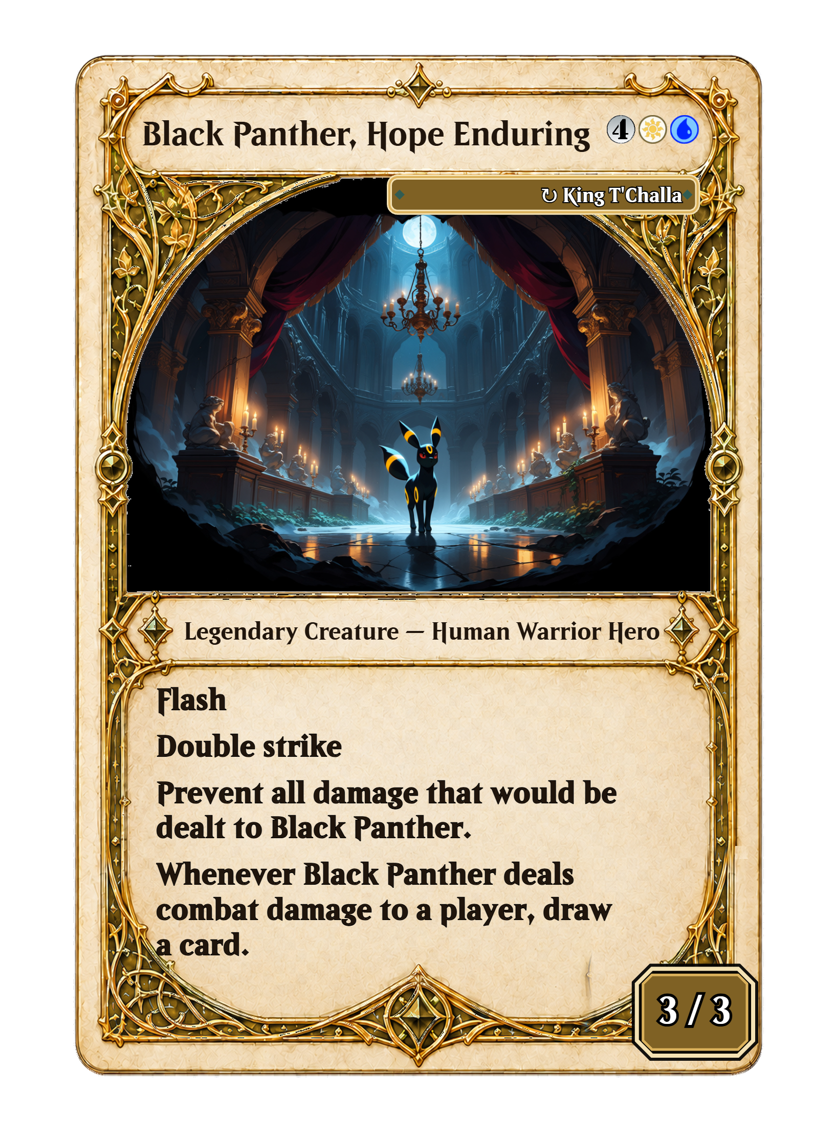 King T'Challa - Black Panther, Hope Enduring-back-1700.png