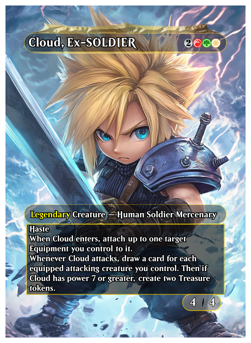 Cloud, Ex-SOLDIER (Chibi)