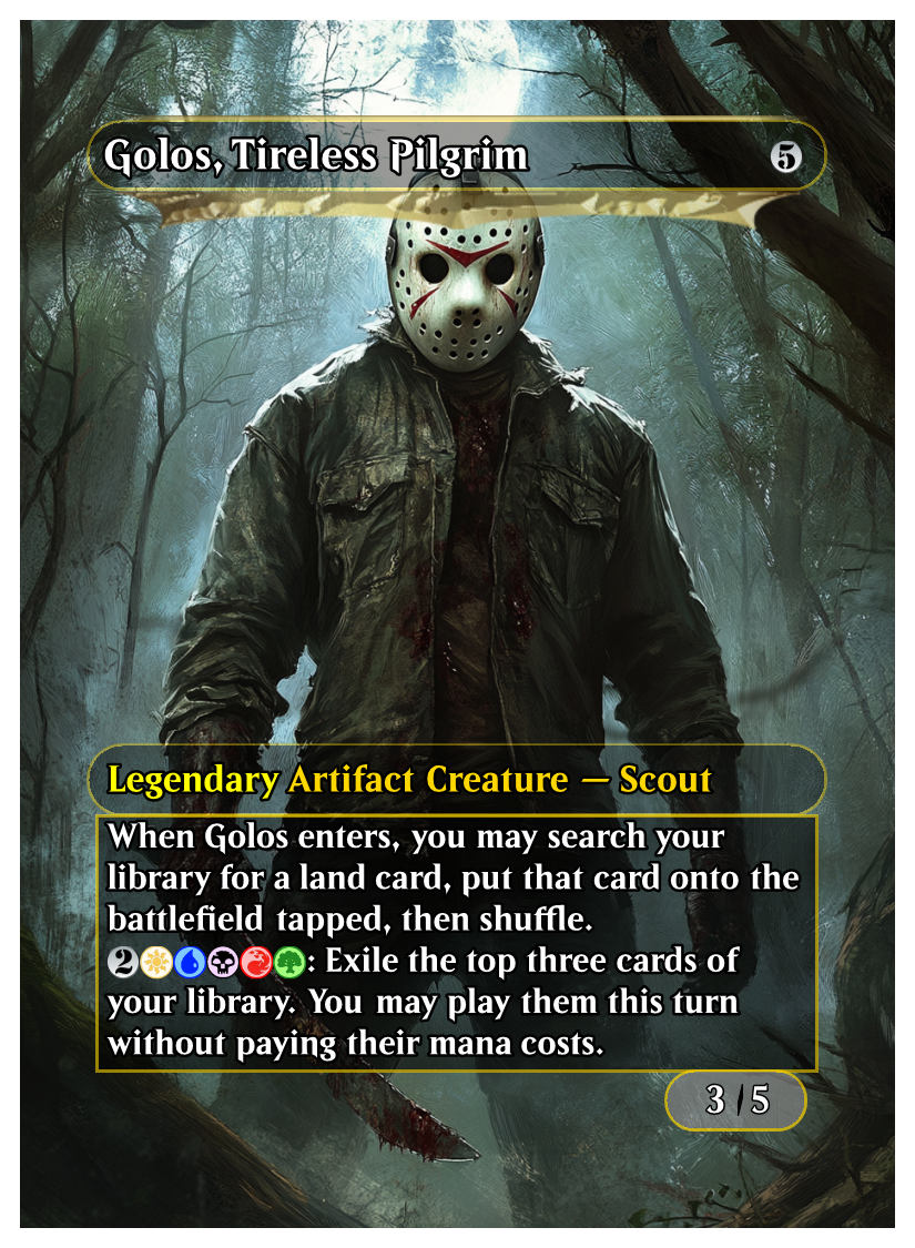 Horror Themed Golos Commander Deck