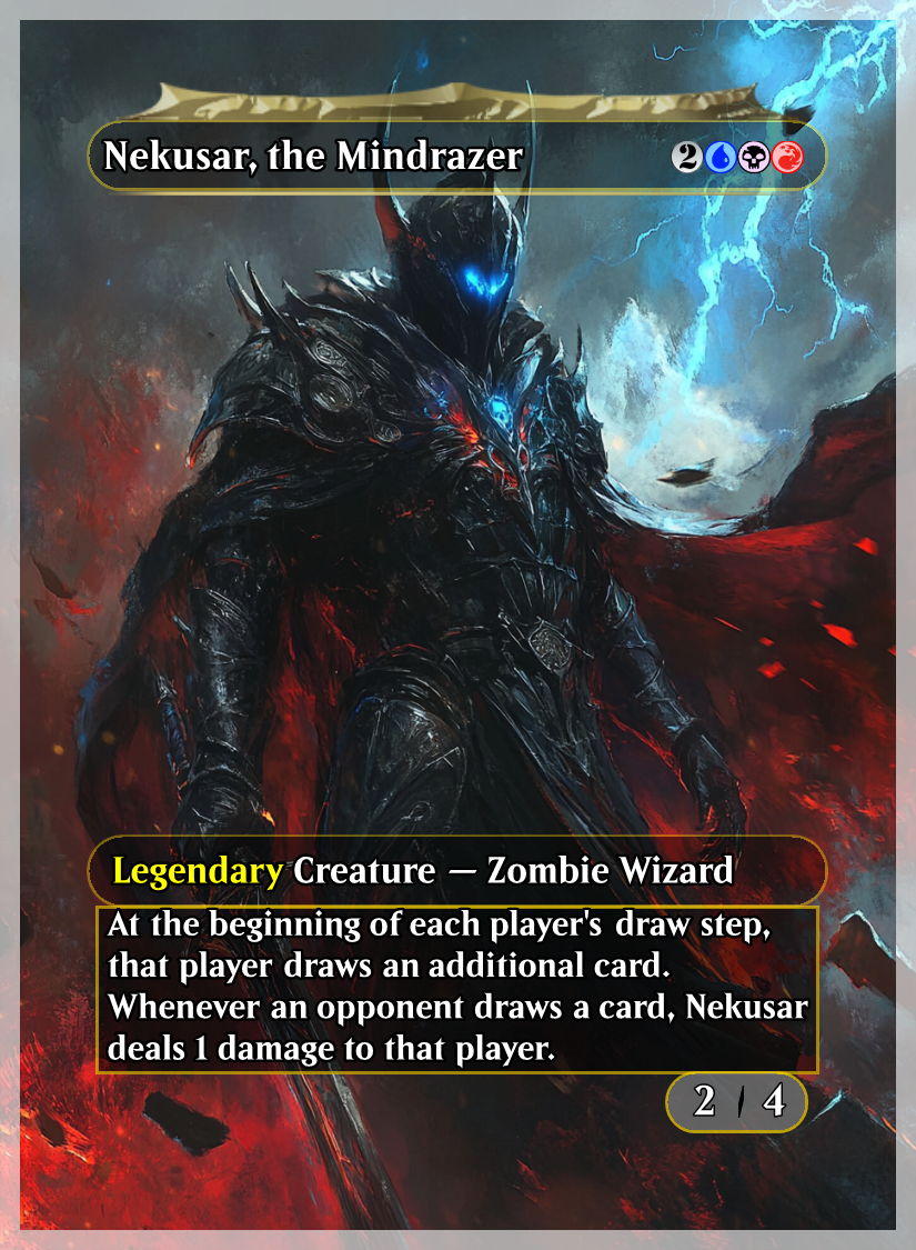 Nekusar, the Mindrazer Fantasy Knight Deck