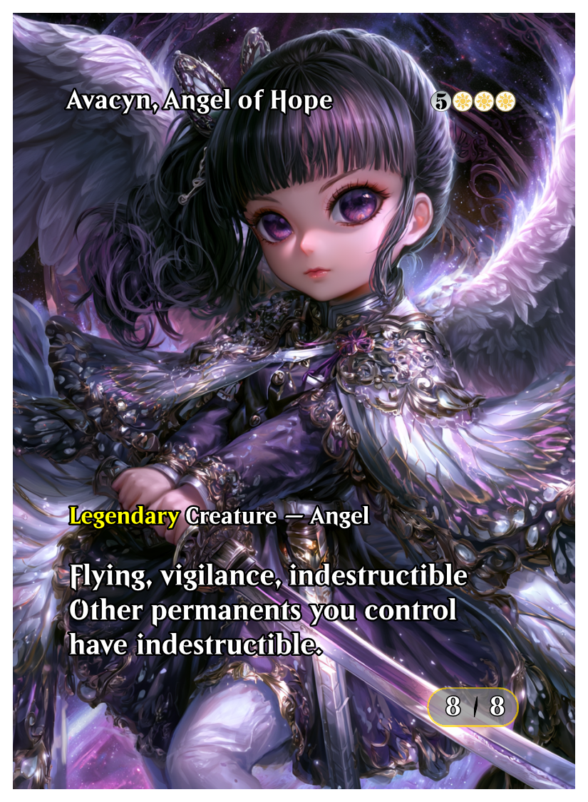 Custom Avacyn Chibi Demon Slayer Commander Deck