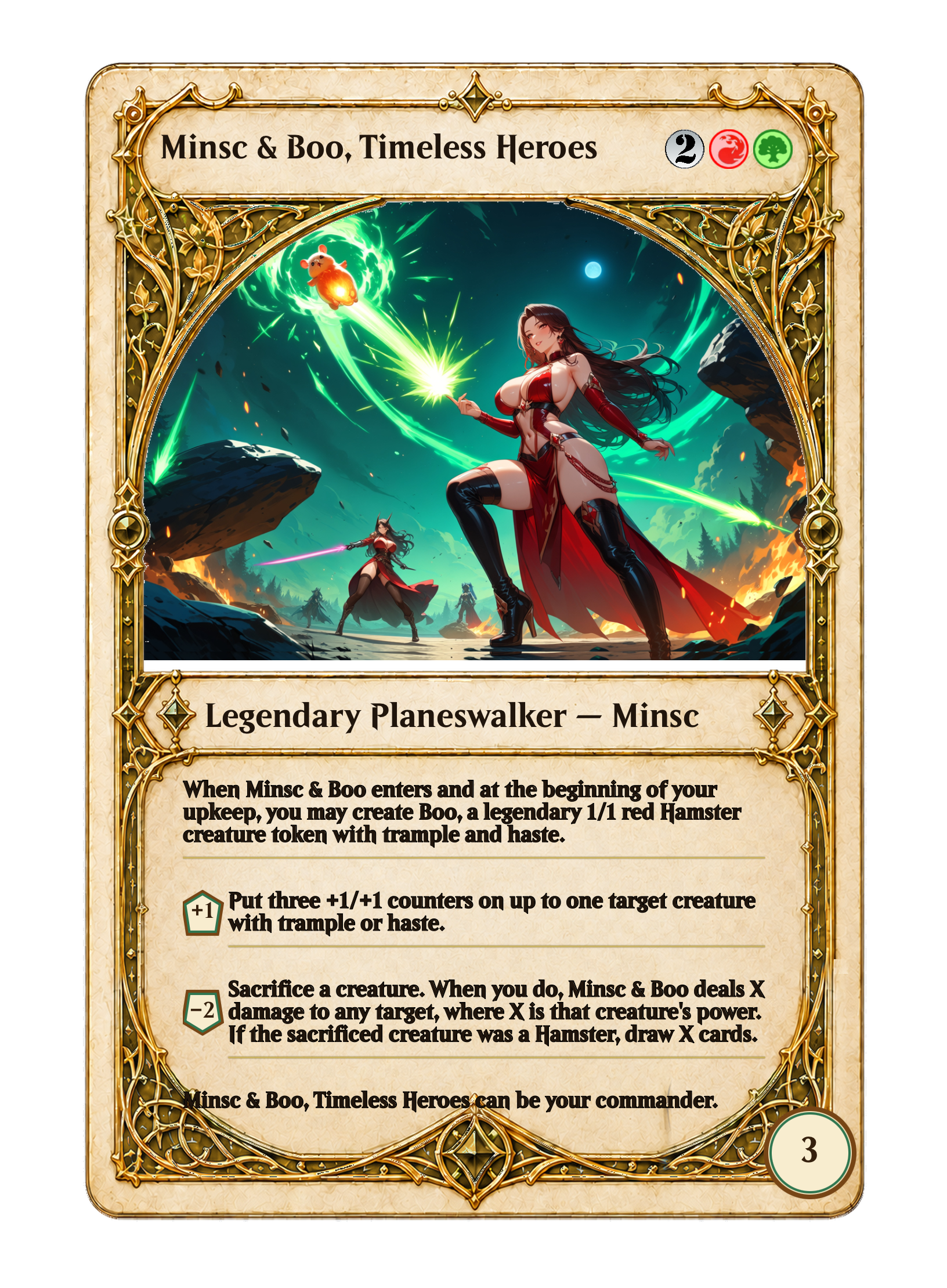 Minsc & Boo, Timeless Heroes-front-827.png
