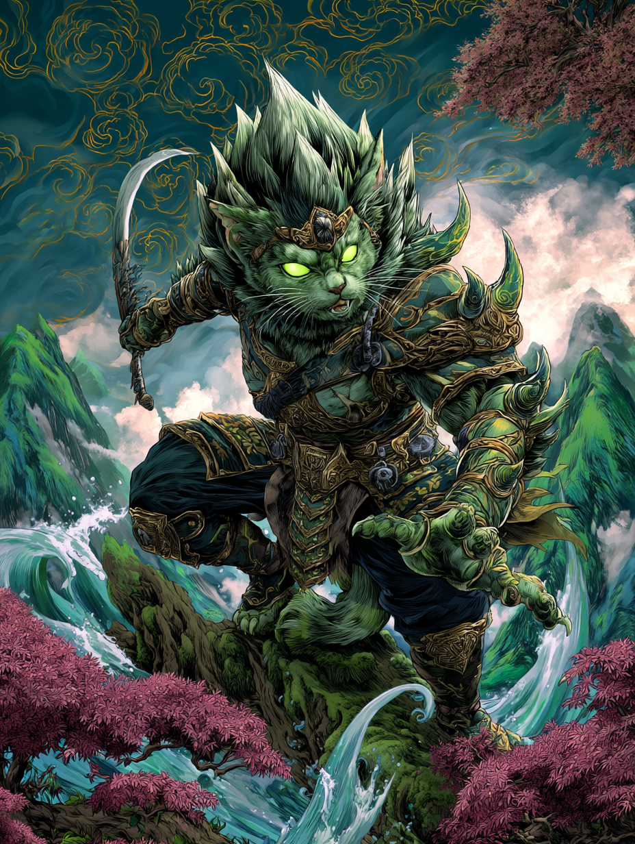 riorik77_Create_an_image_of_a_Green_Token_Creature_Cat_styled_737474ae-0072-4f90-84b7-97963cff7292_1.png