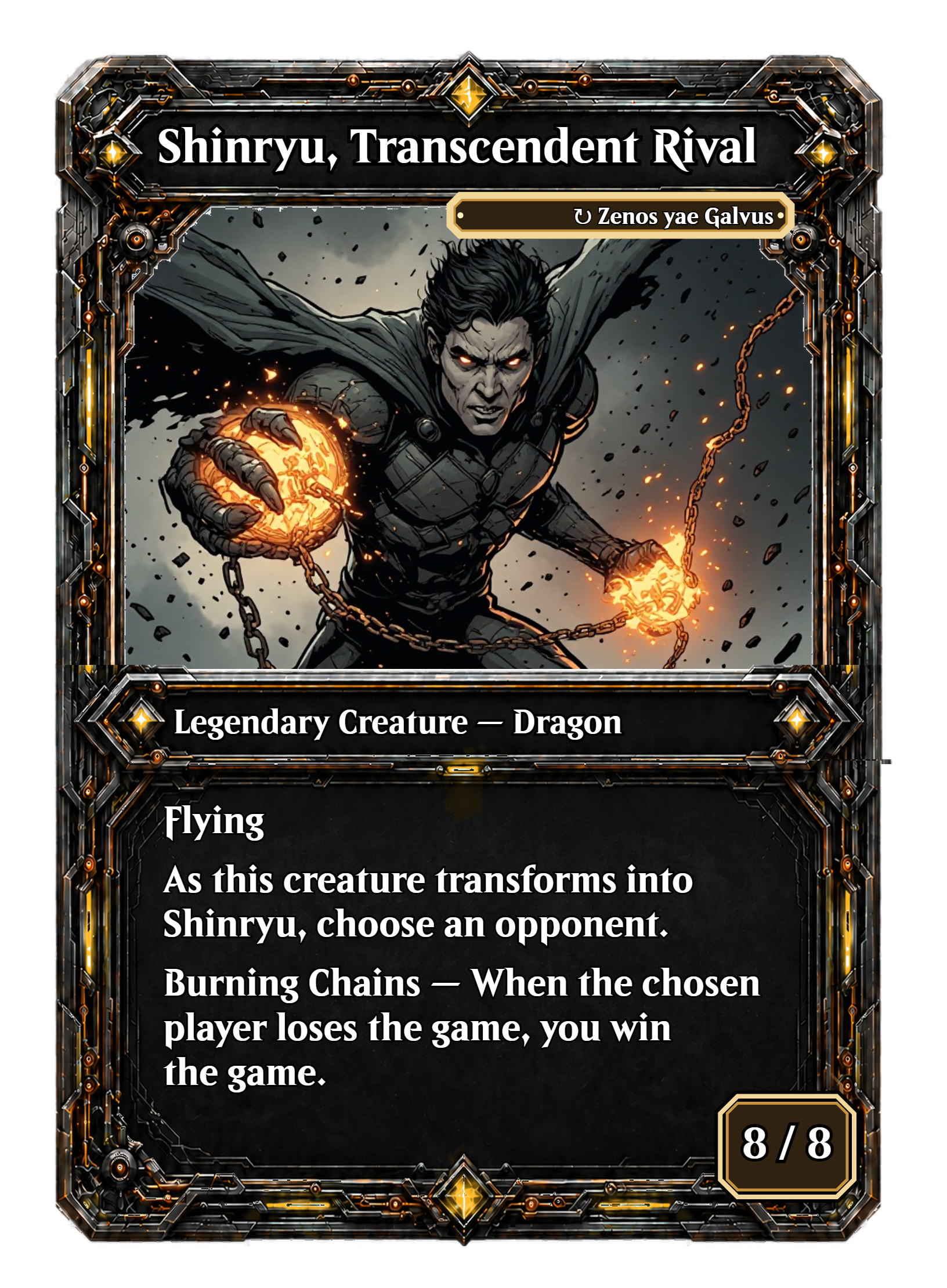 Zenos yae Galvus - Shinryu, Transcendent Rival-back-1452.png
