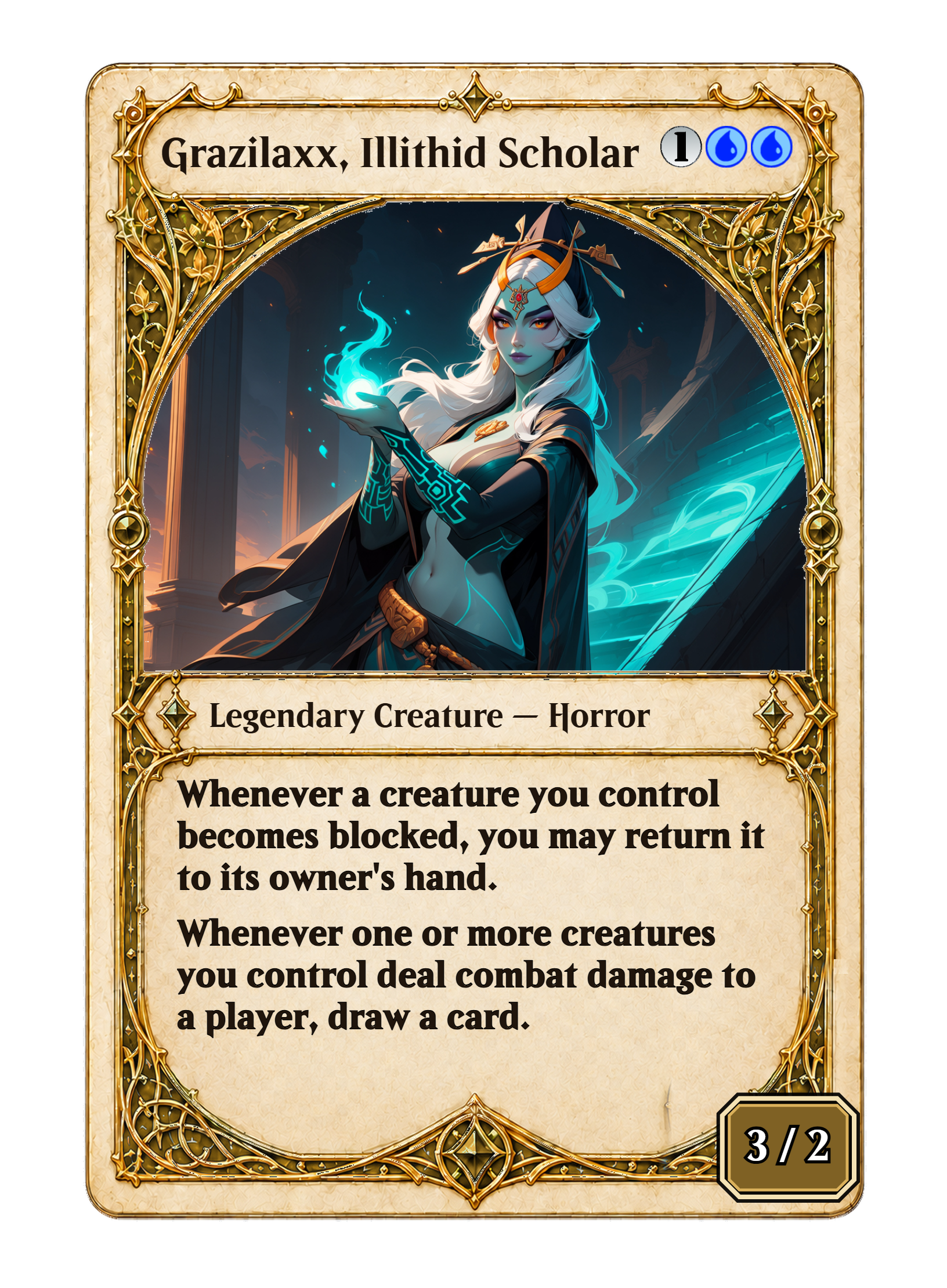 Grazilaxx, Illithid Scholar-front-1578.png