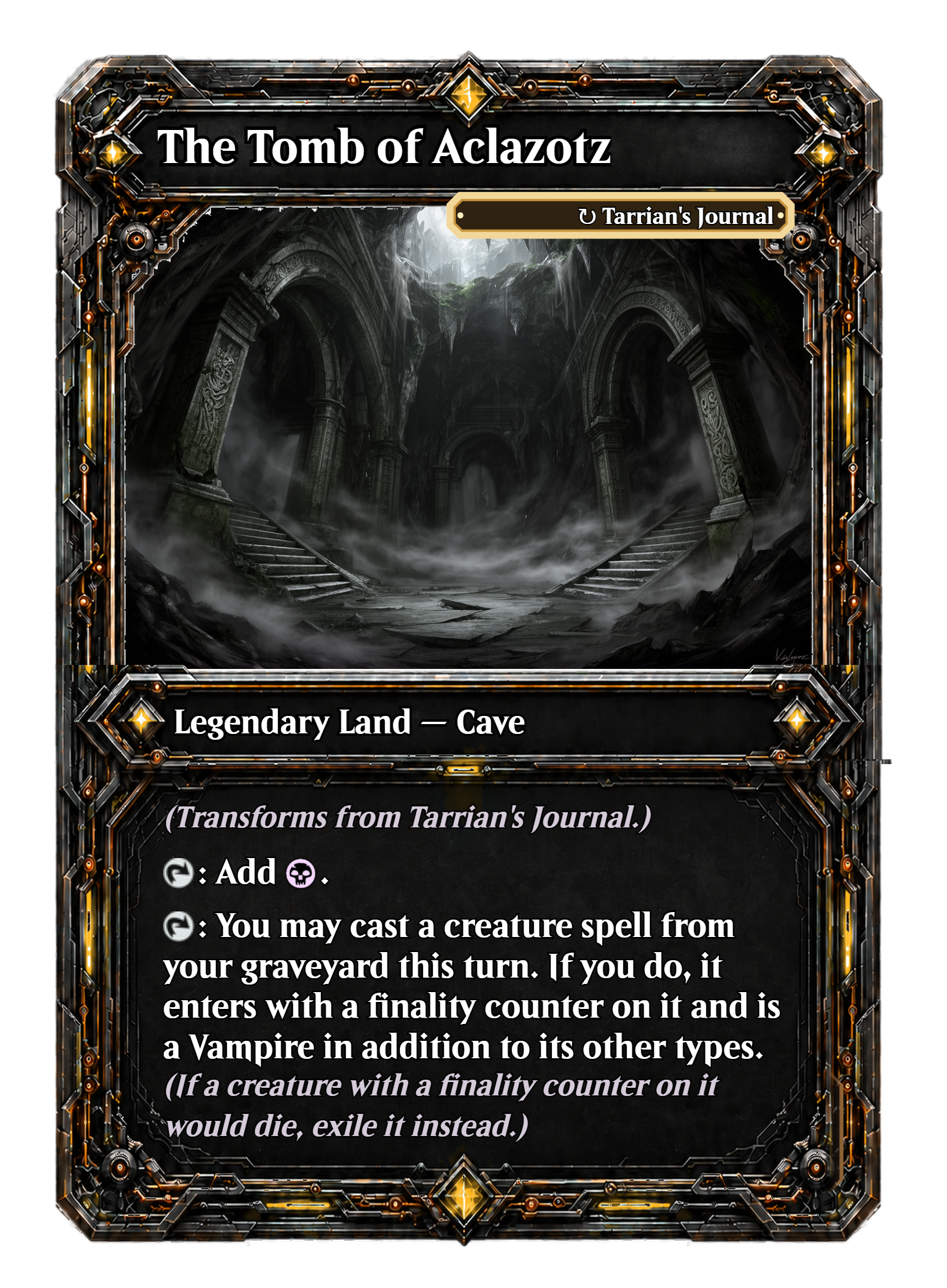 088 - Tarrian's Journal - The Tomb of Aclazotz-back.png