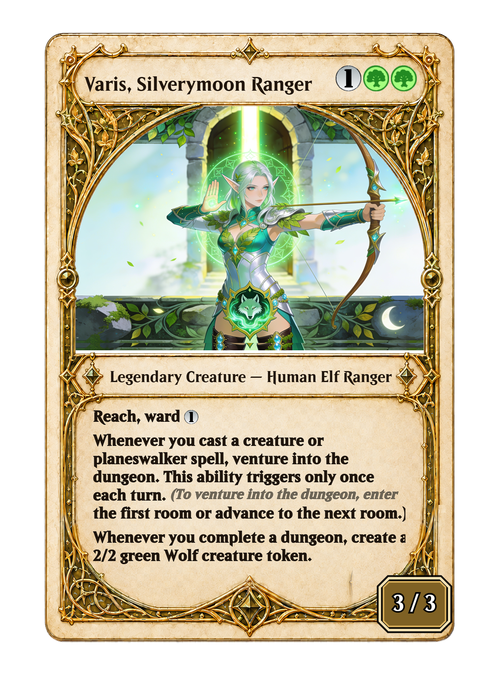 Varis, Silverymoon Ranger-front-617.png