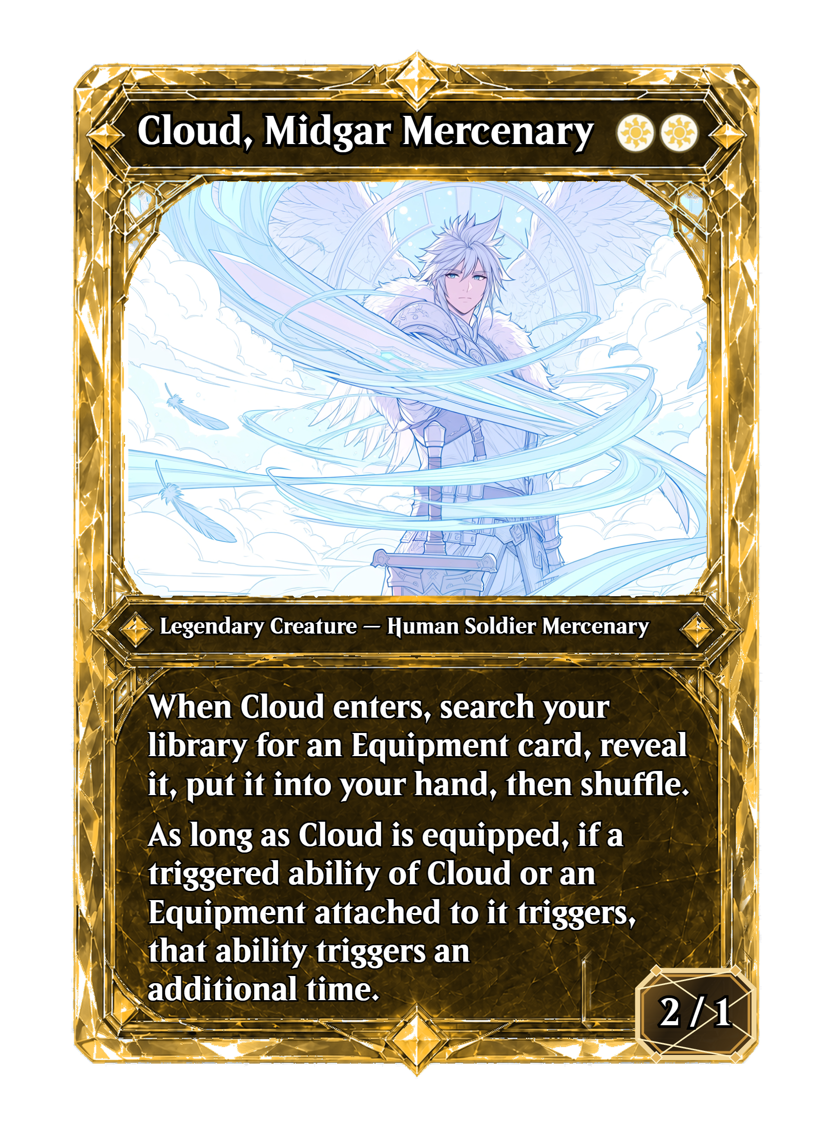 Cloud, Midgar Mercenary-front-1270.png