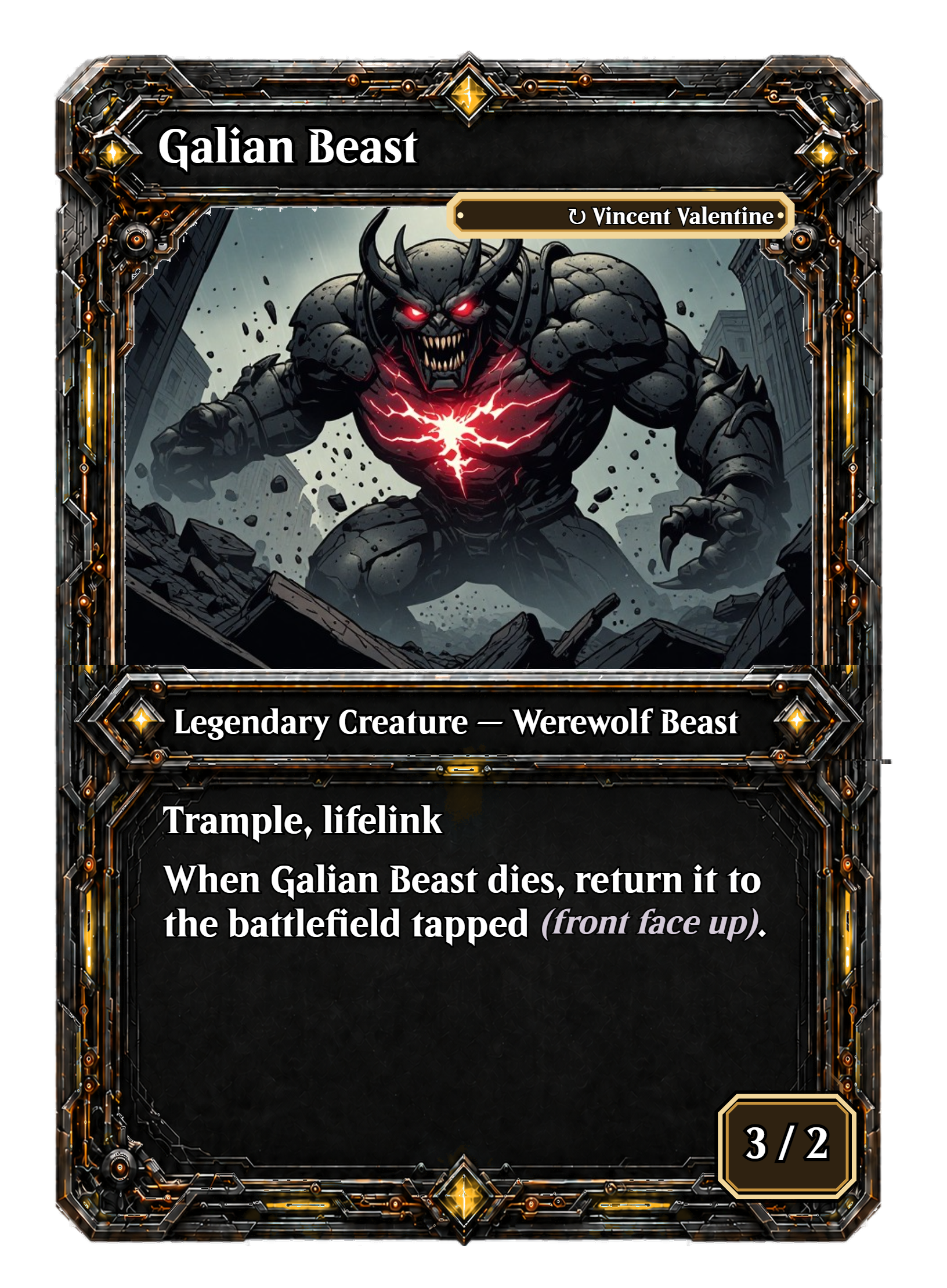 Vincent Valentine - Galian Beast-back-1450.png