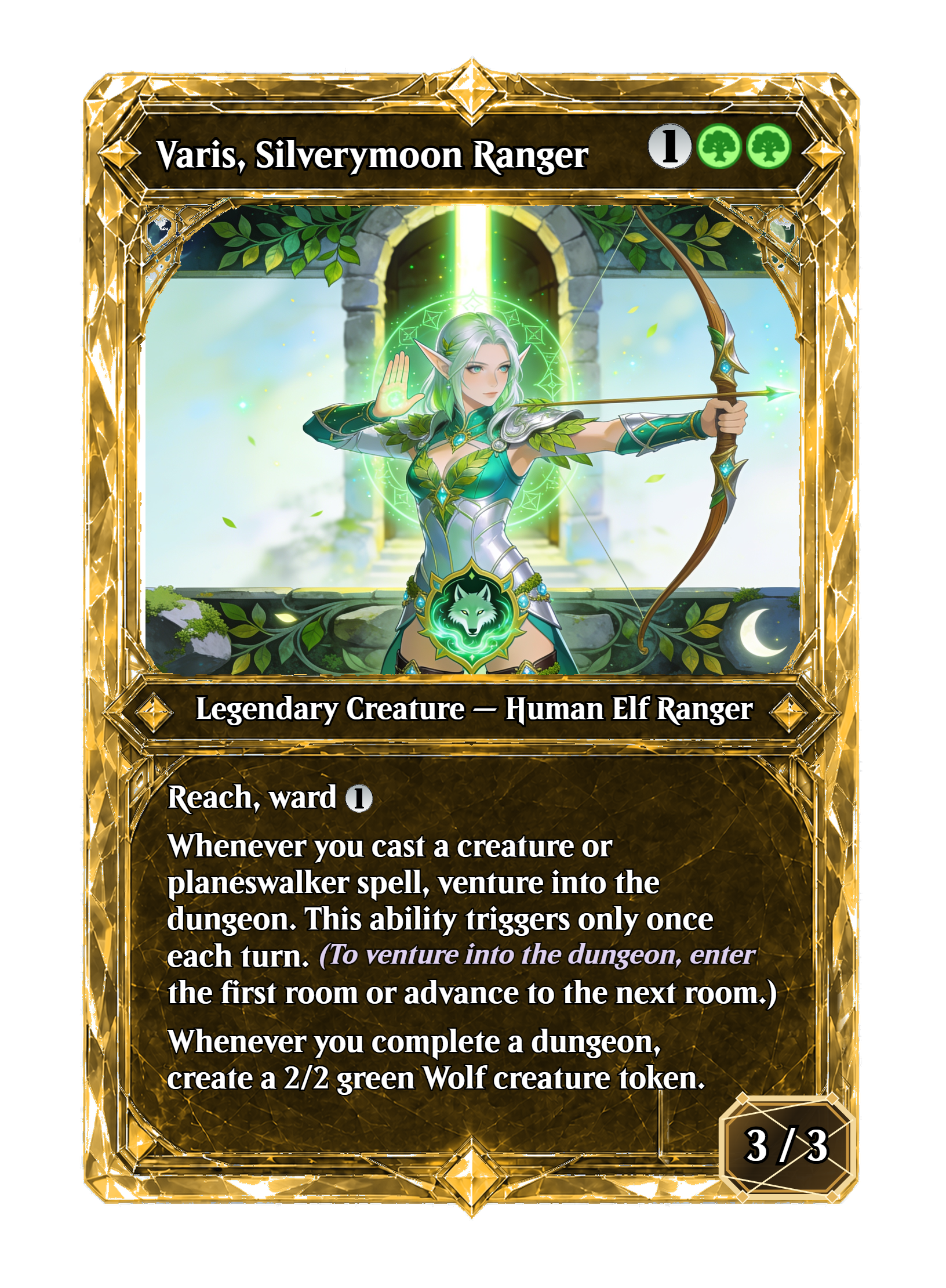 Varis, Silverymoon Ranger-front-617.png