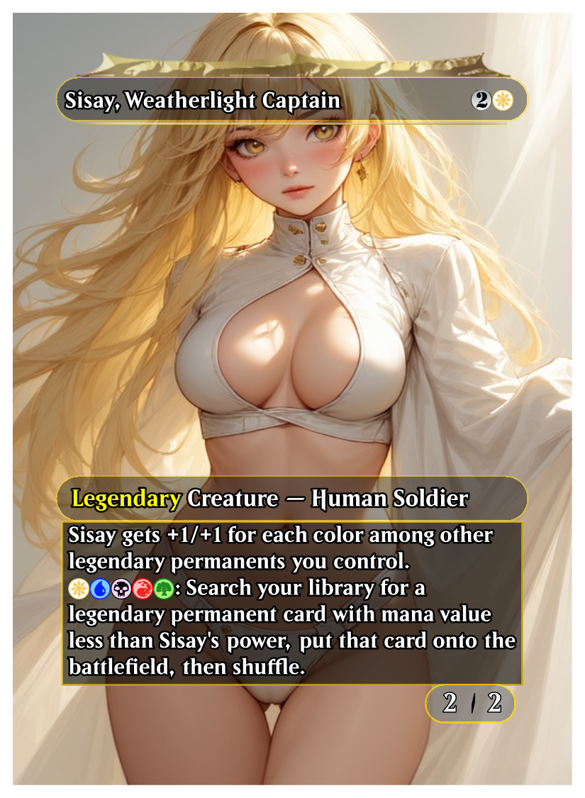 Sisay, Weatherlight Captain Custom Commander Deck