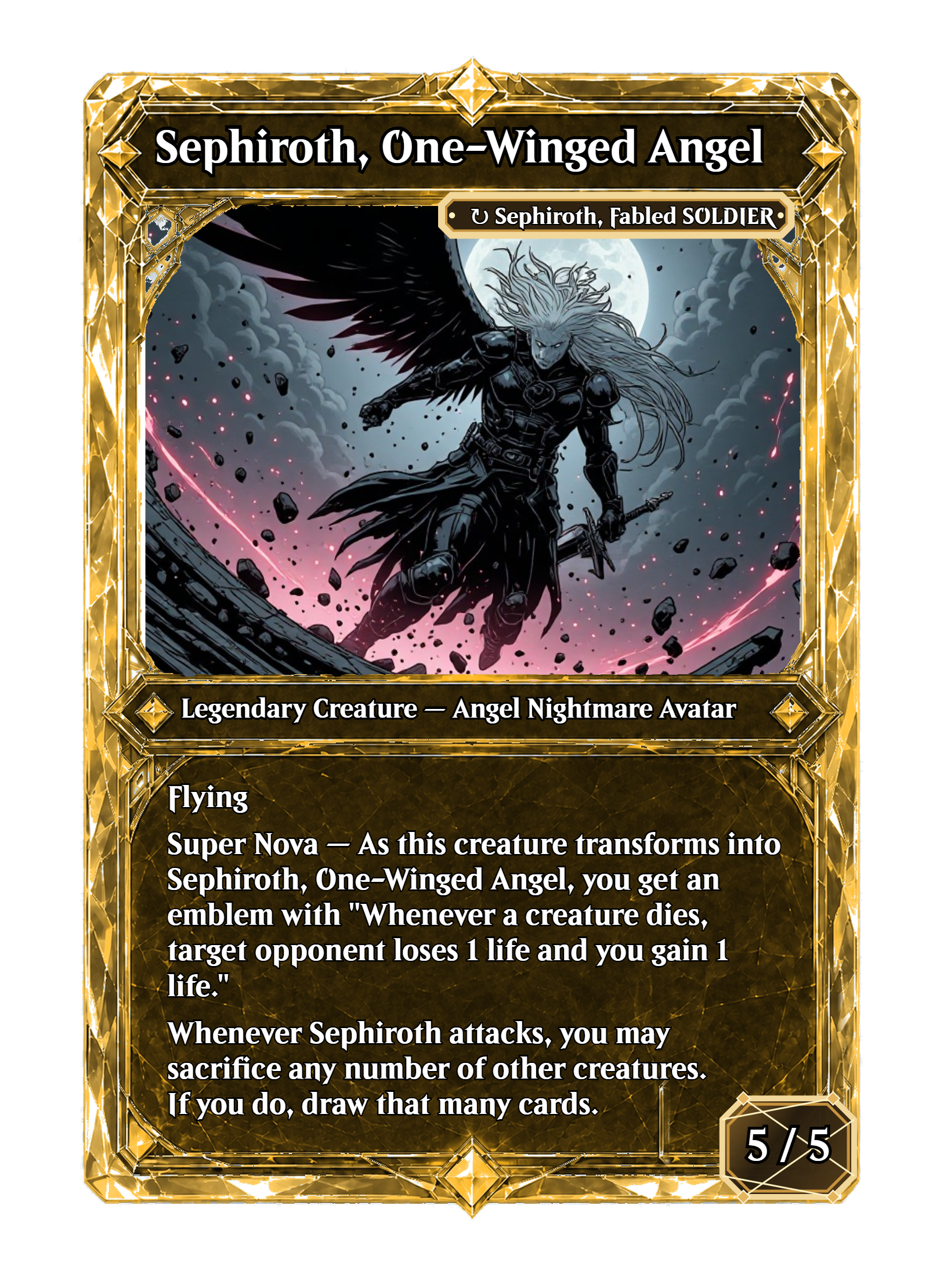 01-Sephiroth, Fabled SOLDIER - Sephiroth, One-Winged Angel-back-1454.png