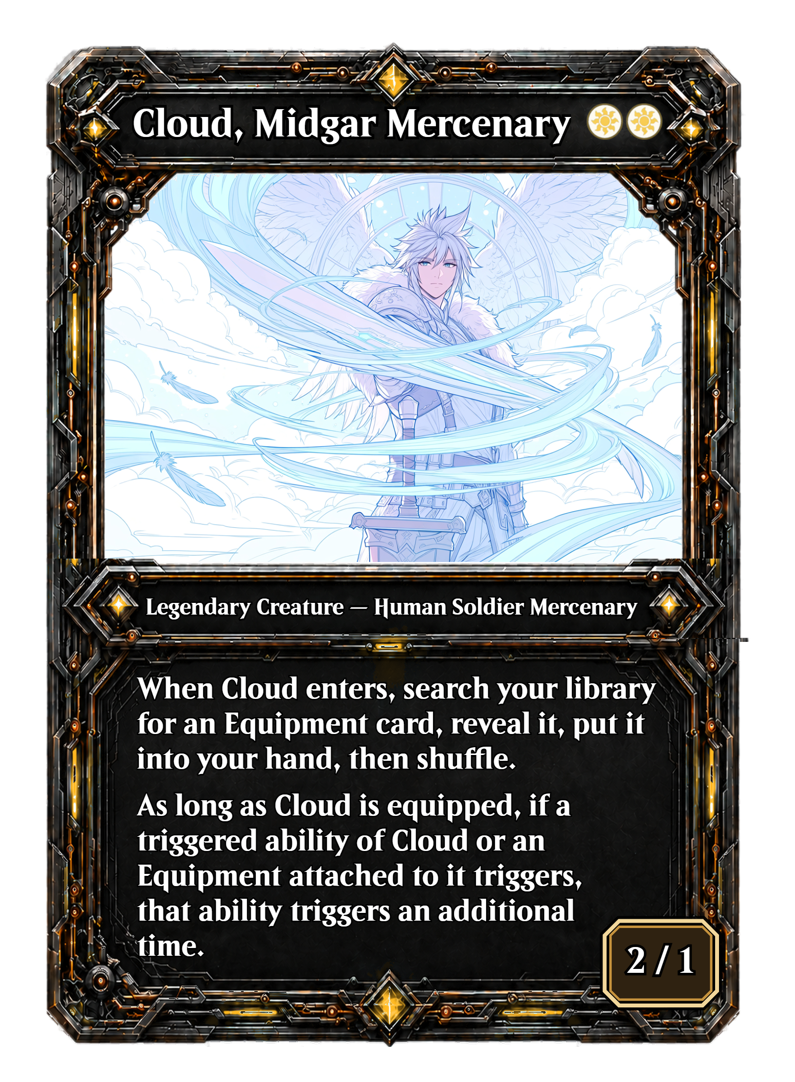 Cloud, Midgar Mercenary-front-1270.png