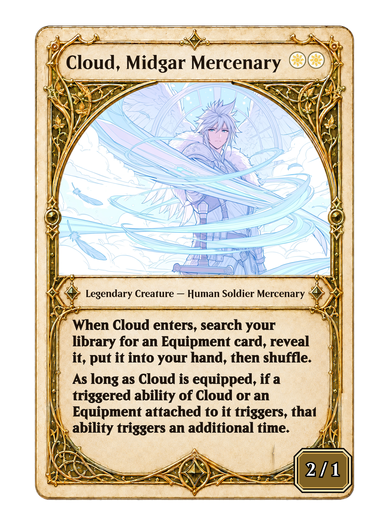 Cloud, Midgar Mercenary-front-1270.png
