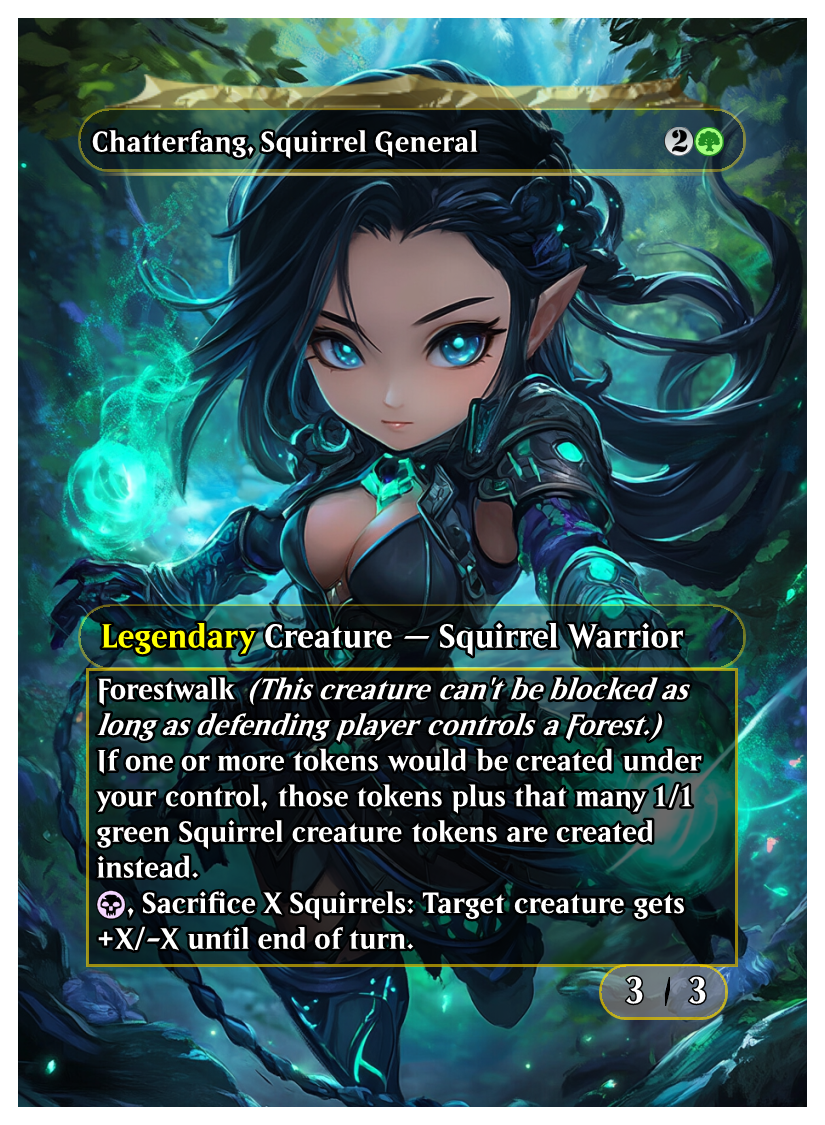 Chatterfang, Squirrel General (Chibi)