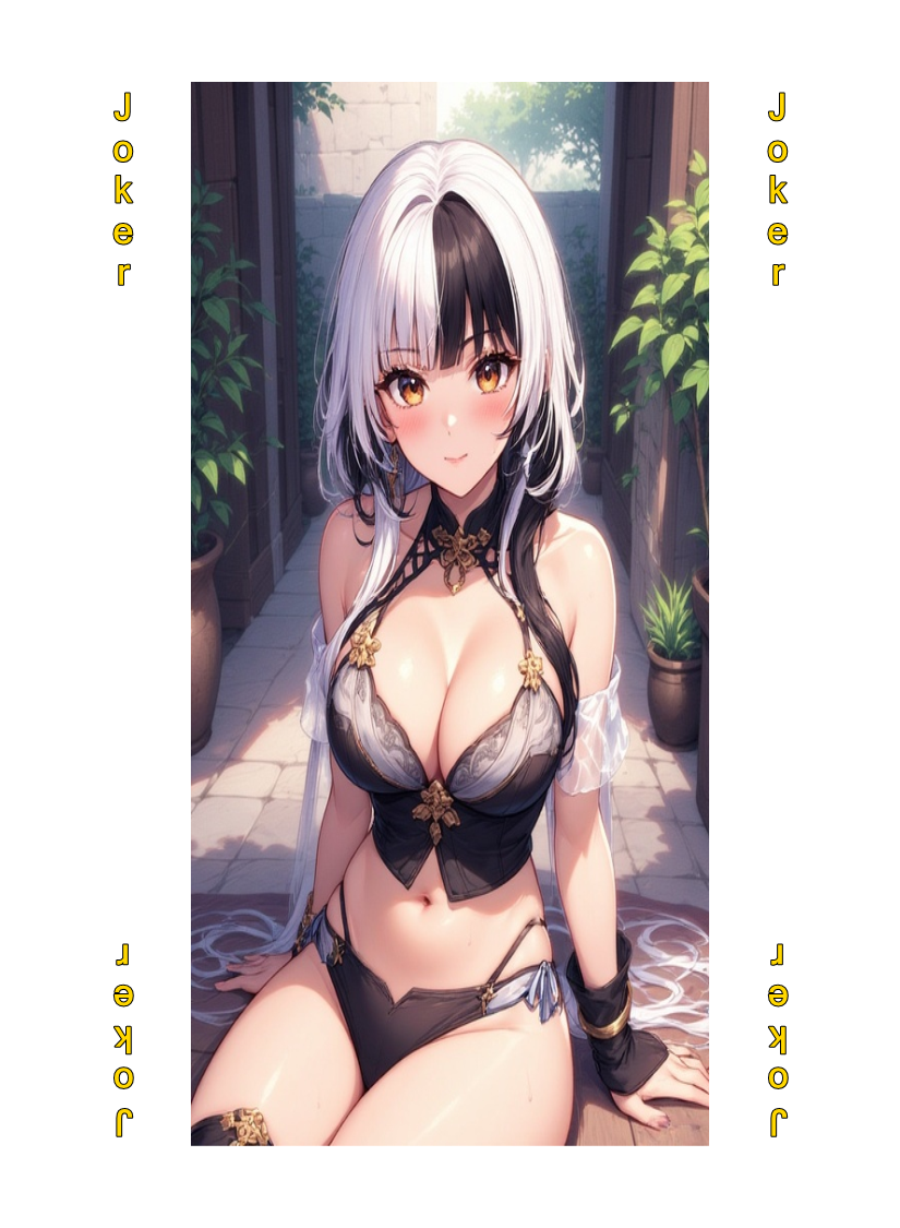 Waifu Babes Anime Poker Cards - Set 02