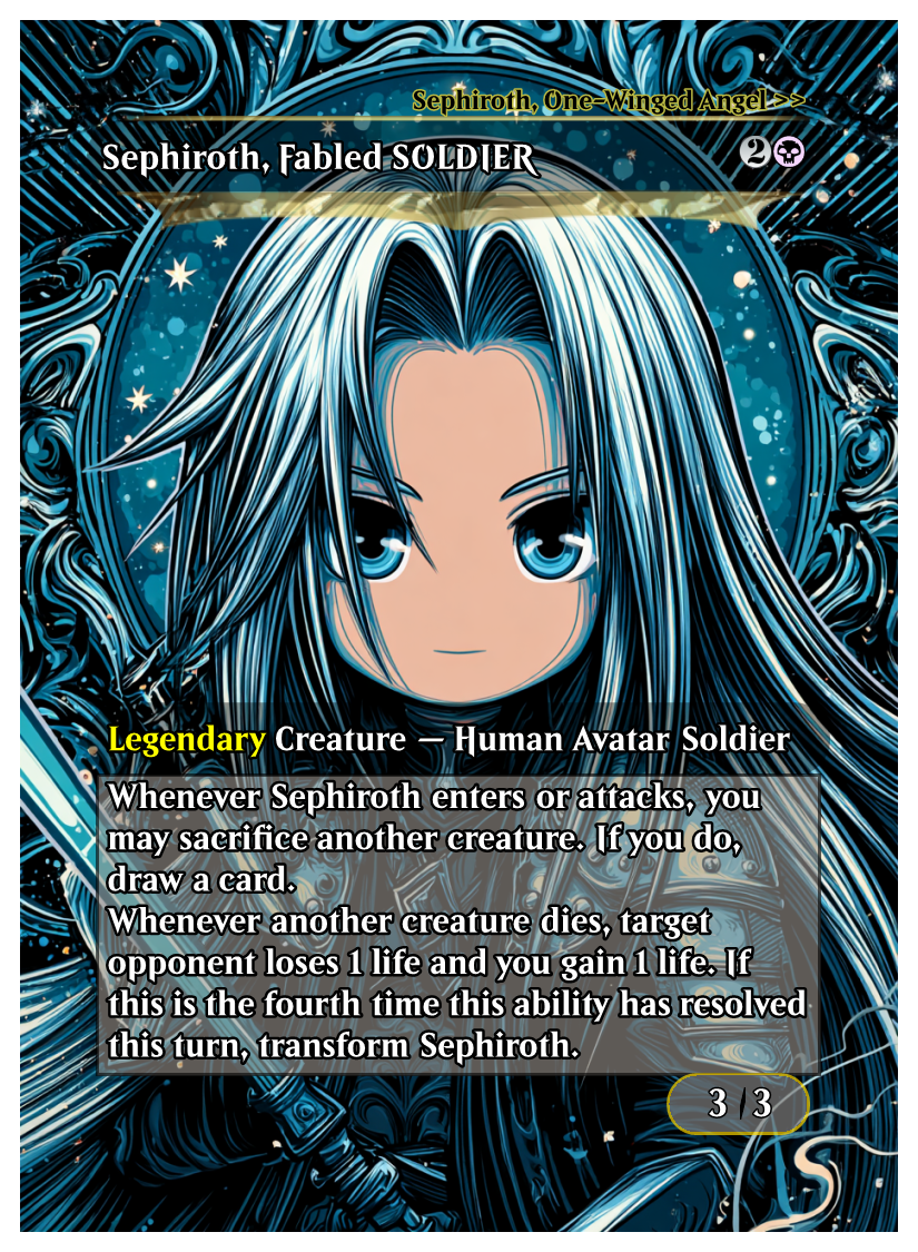 Sephiroth, Fabled SOLDIER (Chibi FF)