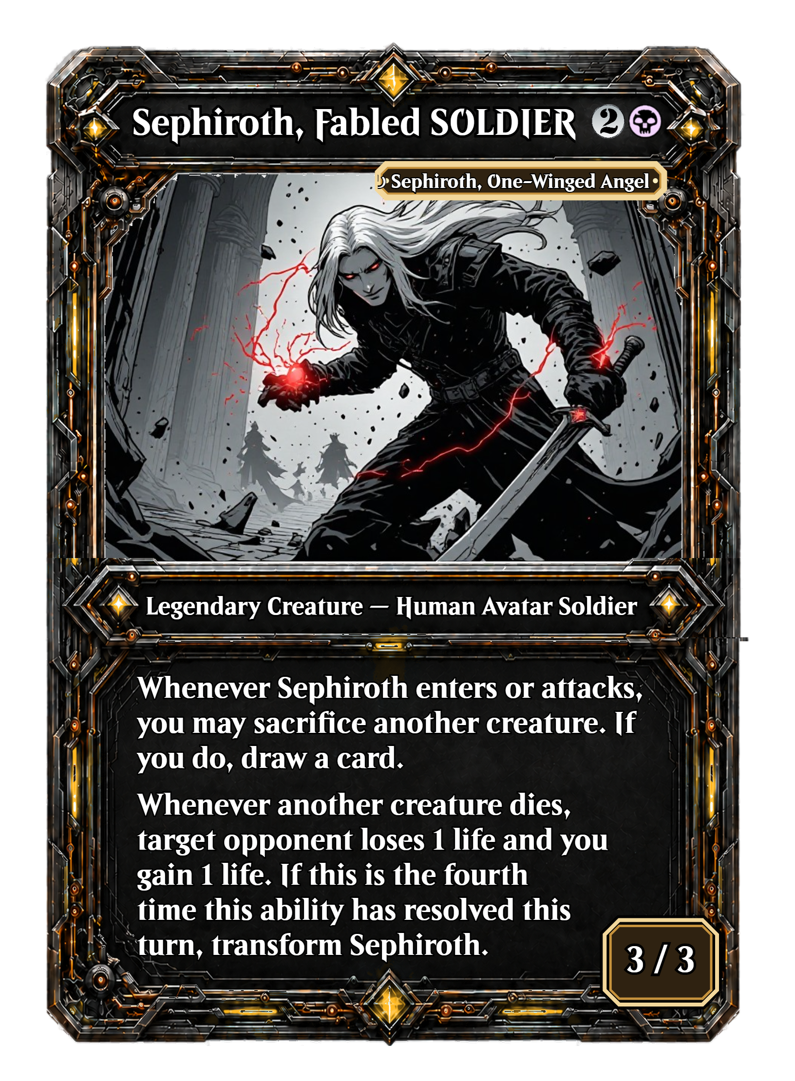 00-Sephiroth, Fabled SOLDIER - Sephiroth, One-Winged Angel-front-1454.png