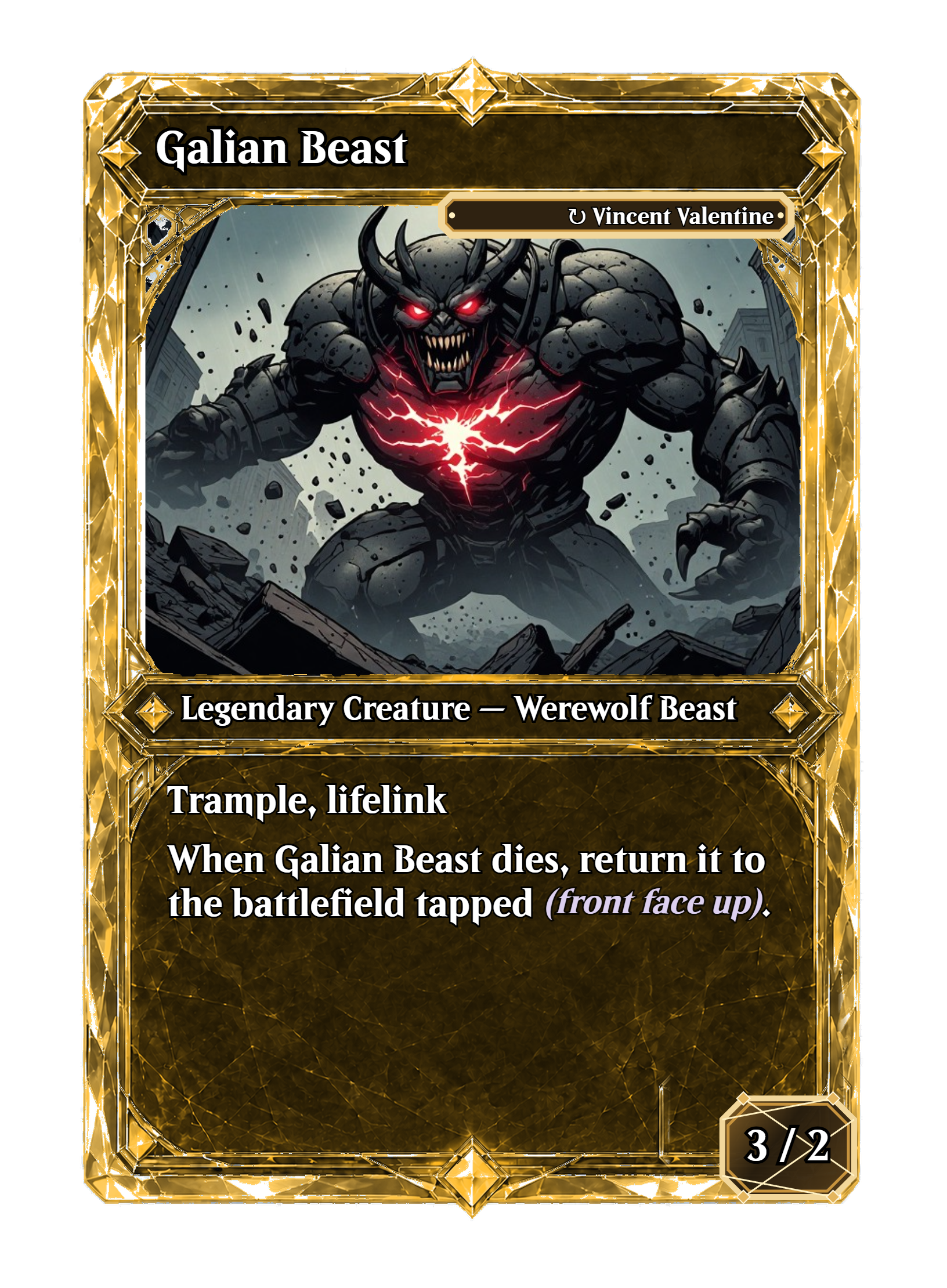 Vincent Valentine - Galian Beast-back-1450.png