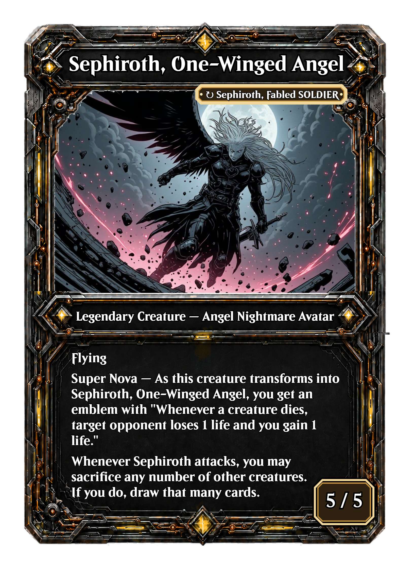 01-Sephiroth, Fabled SOLDIER - Sephiroth, One-Winged Angel-back-1454.png