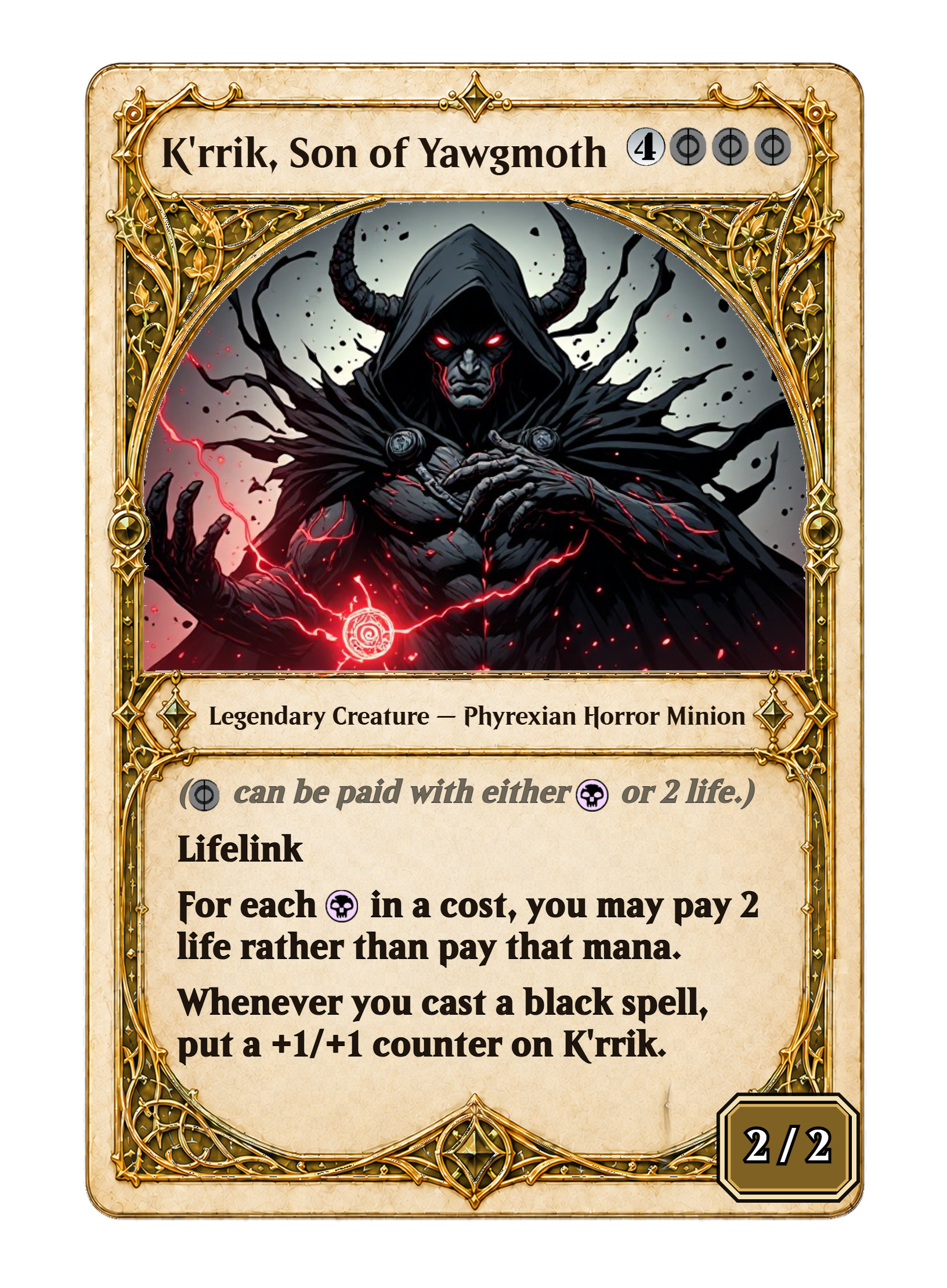 K'rrik, Son of Yawgmoth-front-1376.png