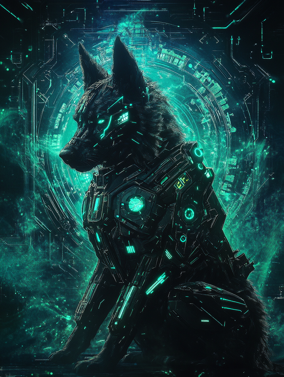riorik77_Create_an_image_of_a_Dog_portrayed_as_a_Green_Token__76cc0d11-cf74-4558-9682-78eba563e4ec_2.png
