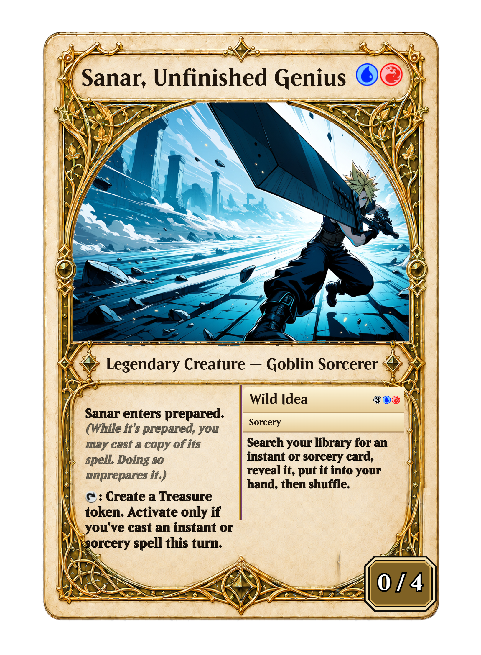 084 - Sanar, Unfinished Genius - Wild Idea.png