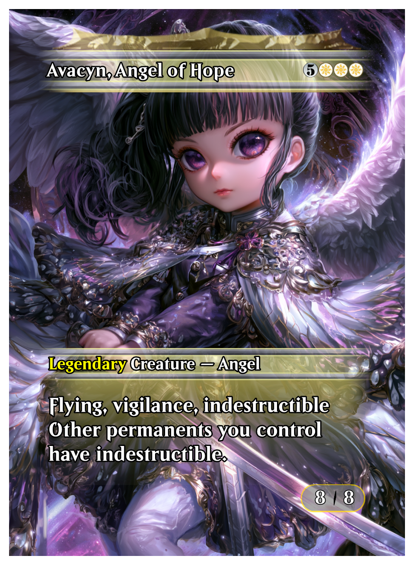 Custom Avacyn Chibi Demon Slayer Commander Deck
