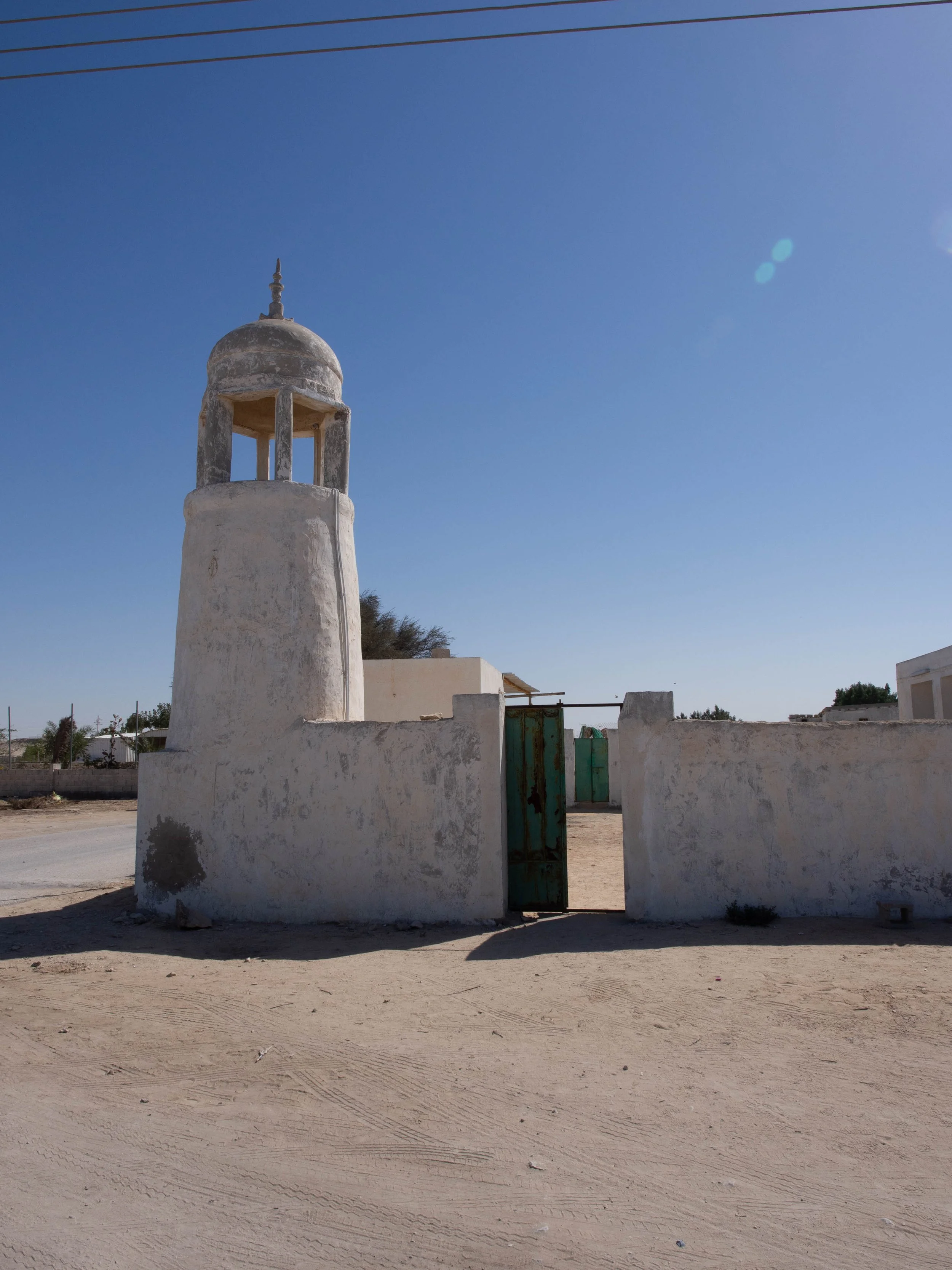 Old Mosques in the east cost of Qatar