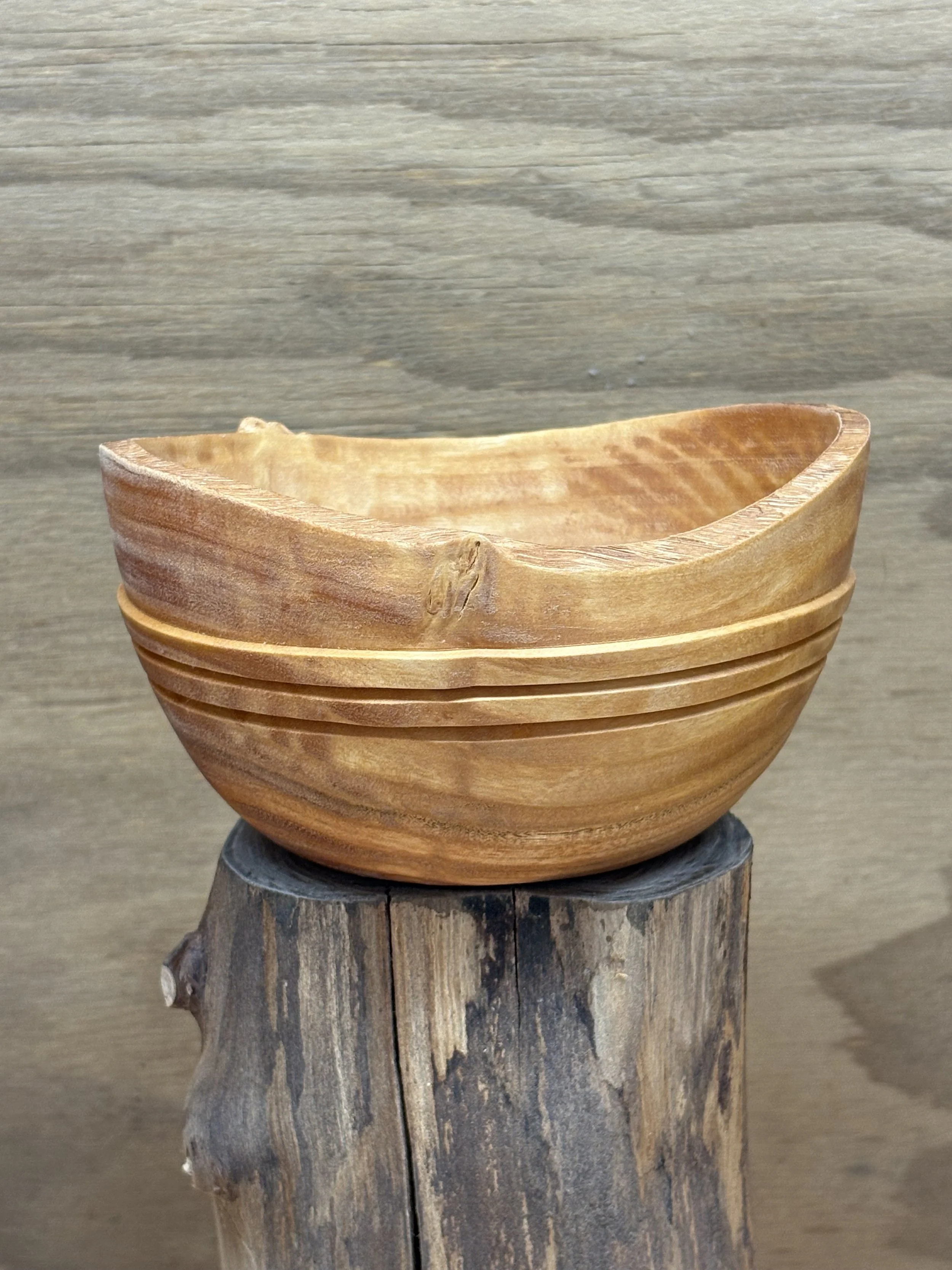 Golden Glen Eucalyptus Natural Edge Bowl #17