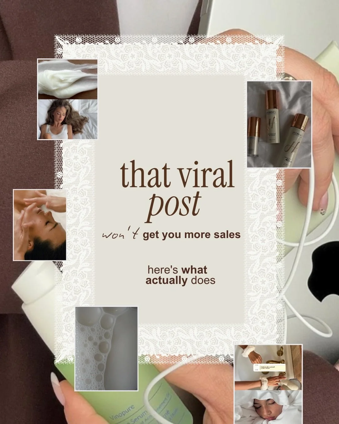 Going viral is cool. Getting booked is better. 💌🤓 if you&rsquo;re pouring all of your energy into that one post that blows up and then wonder why the phone isn&rsquo;t ringing. Views don&rsquo;t pay for filler. 💉

The content that actually moves p