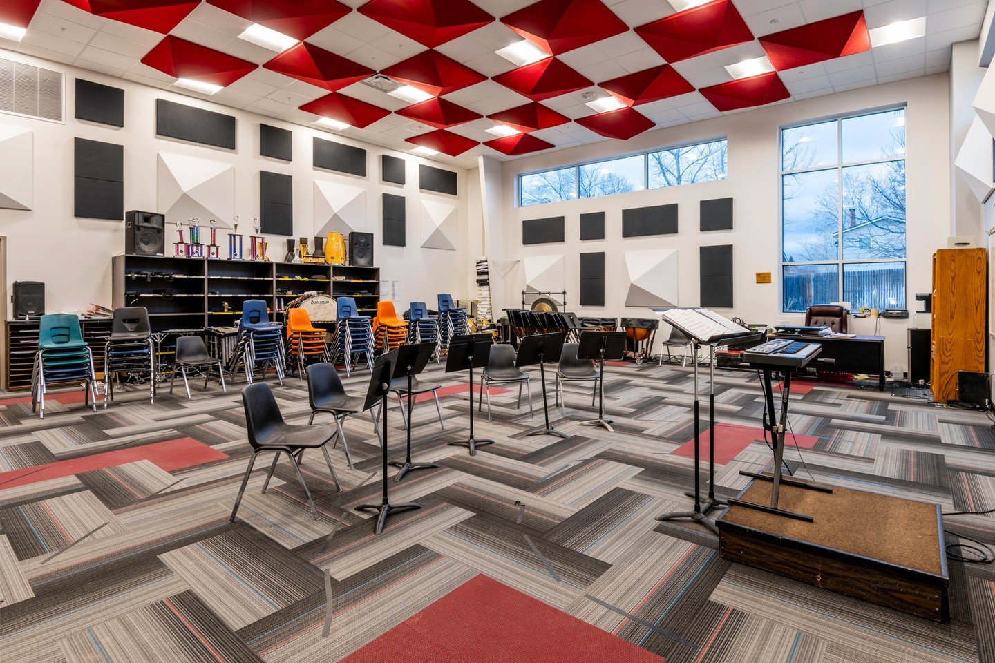Designing for the next generation takes more than blueprints.

FBT Architects brought their 21st century educational design approach to the 12th Grade Academy at Horizon Middle School in Colorado Springs, creating a space built for flexibility, safet