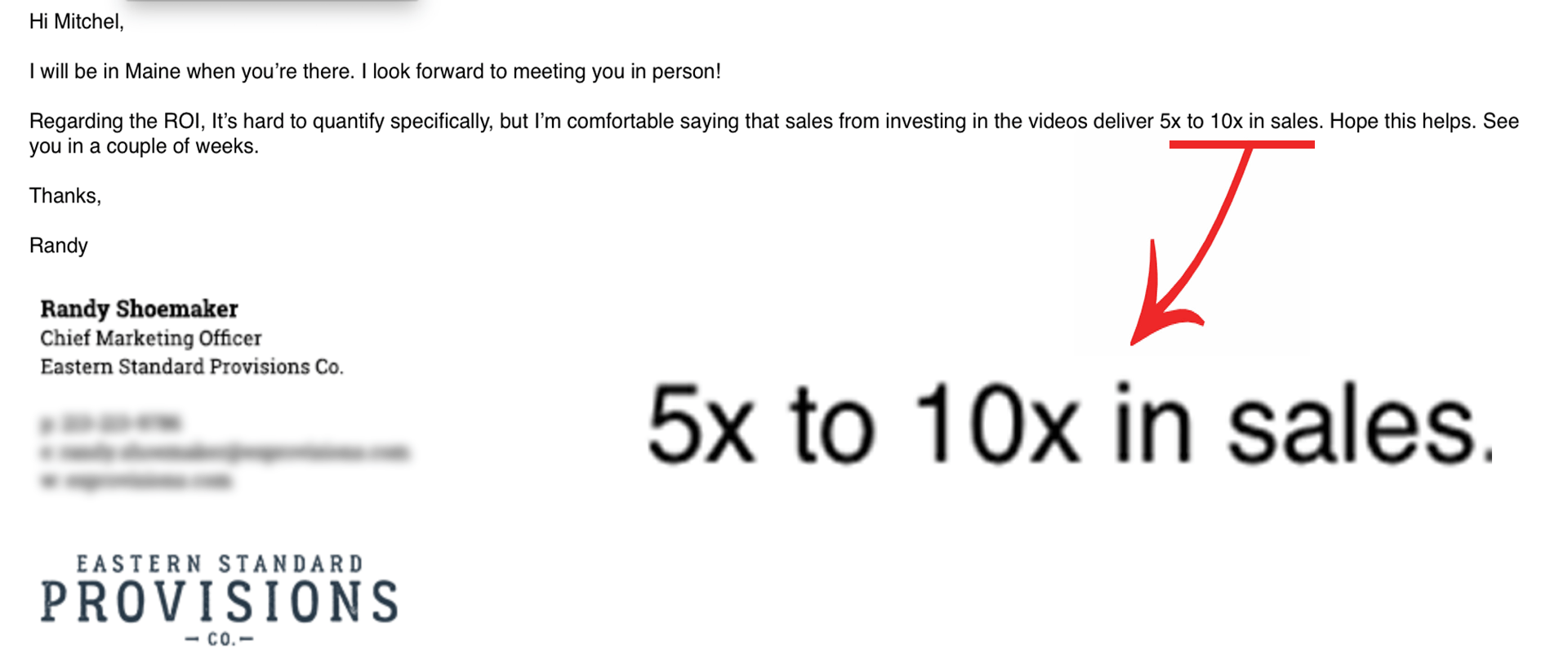 Randy Shoemaker Eastern Standard Provisions Email Testimonial Case Study.png