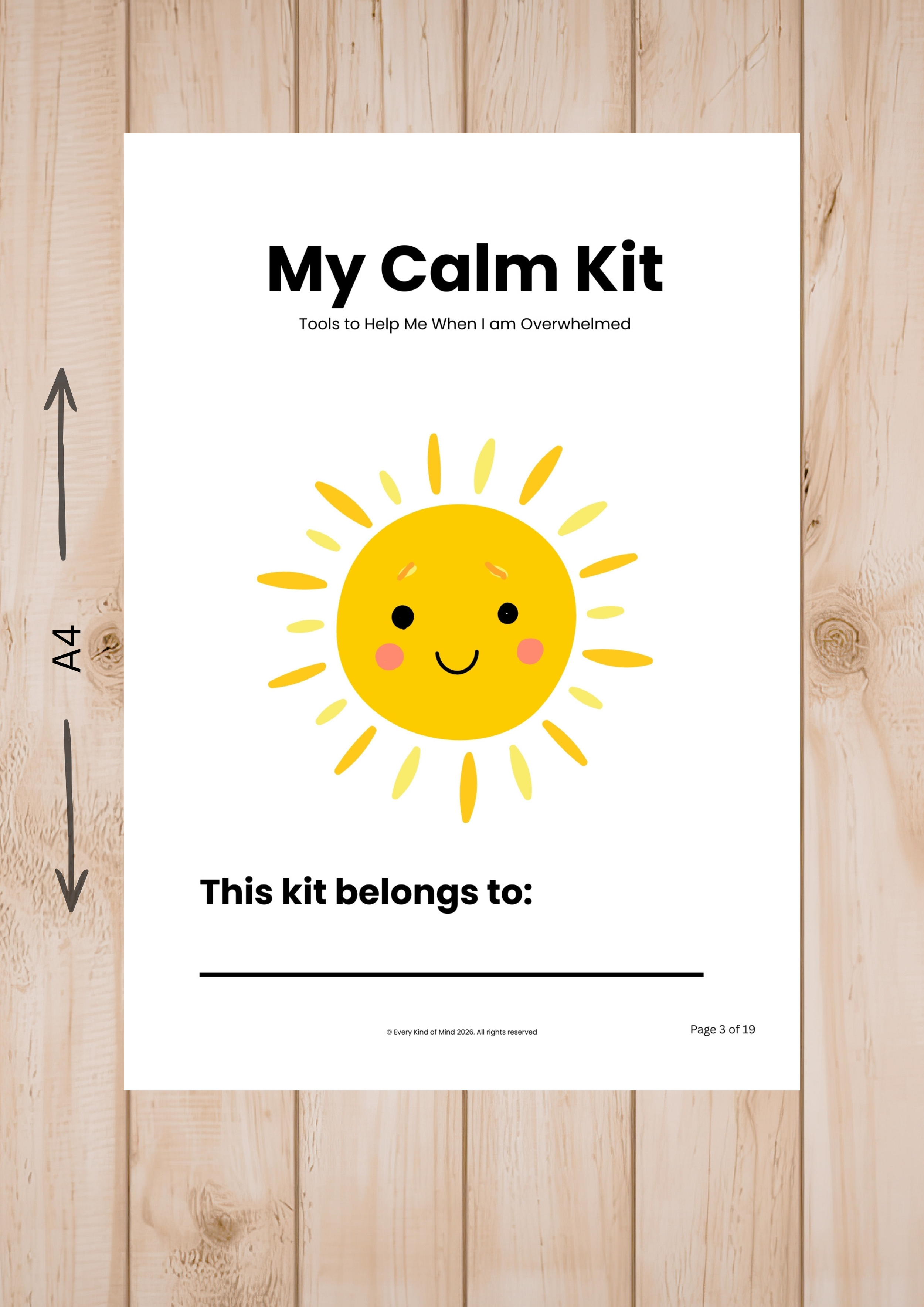 Calming tools for emotional dysregulation