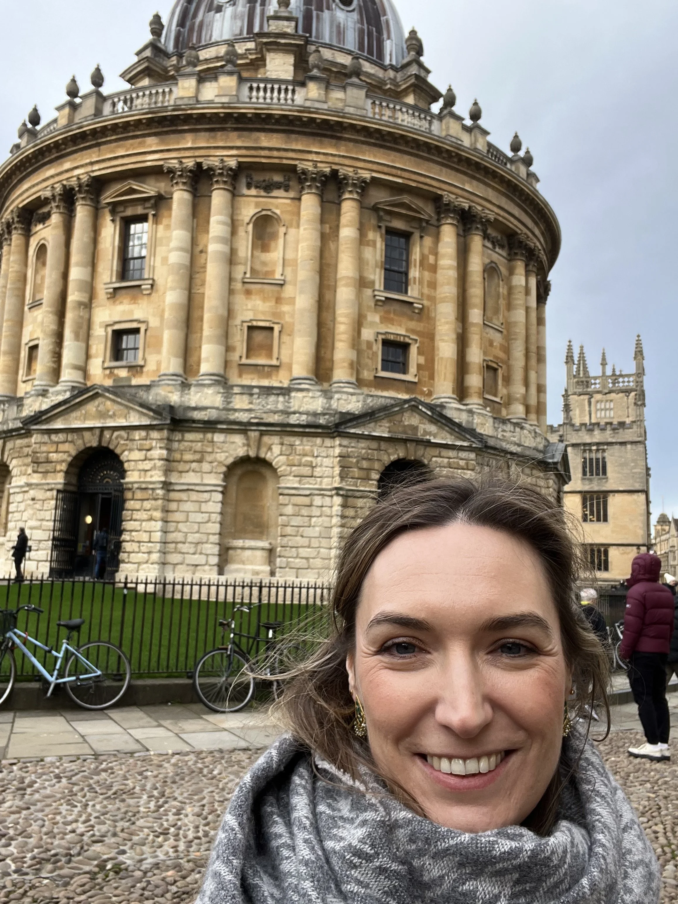 Tamzin revisits the Radcliffe Camera, Oxford