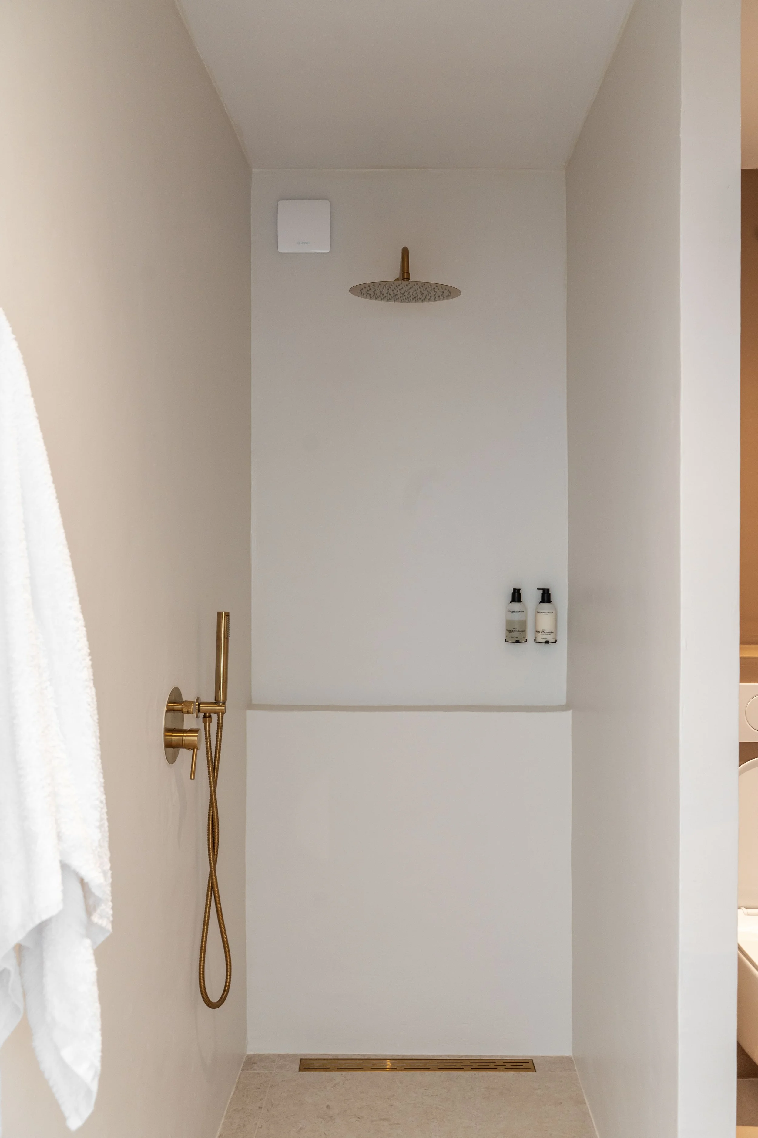 Inloop regendouche appartement