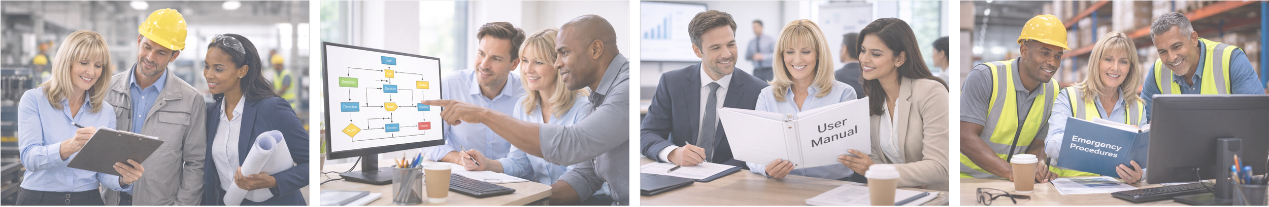 Quality Document Solutions provides process documentation, standard operating procedures (SOPs), training manuals, employee manuals, and workflow design services.