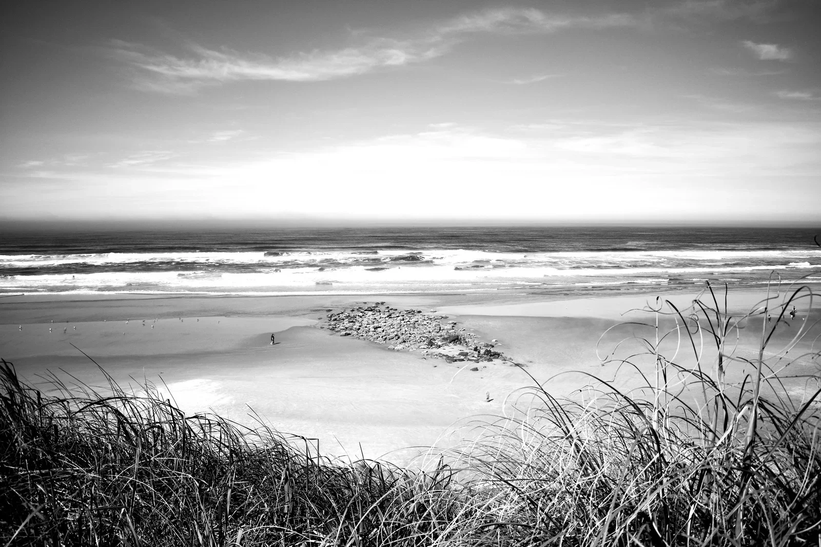oregon-coast-bw-sand-sea-resized-header-image-amc.webp