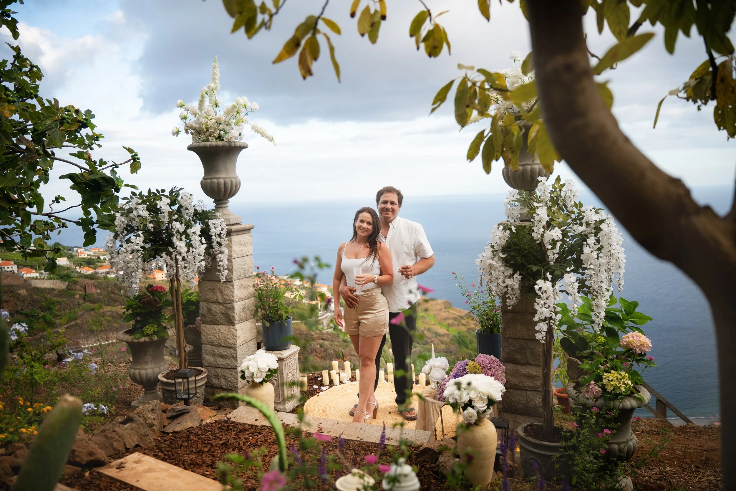 secret garden proposal madeira focal point ocean view