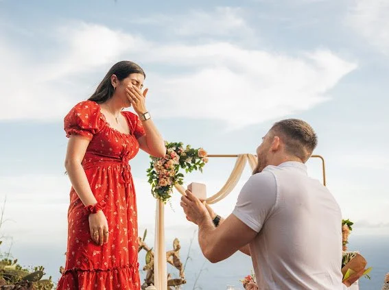 romantic surprise proposal madeira