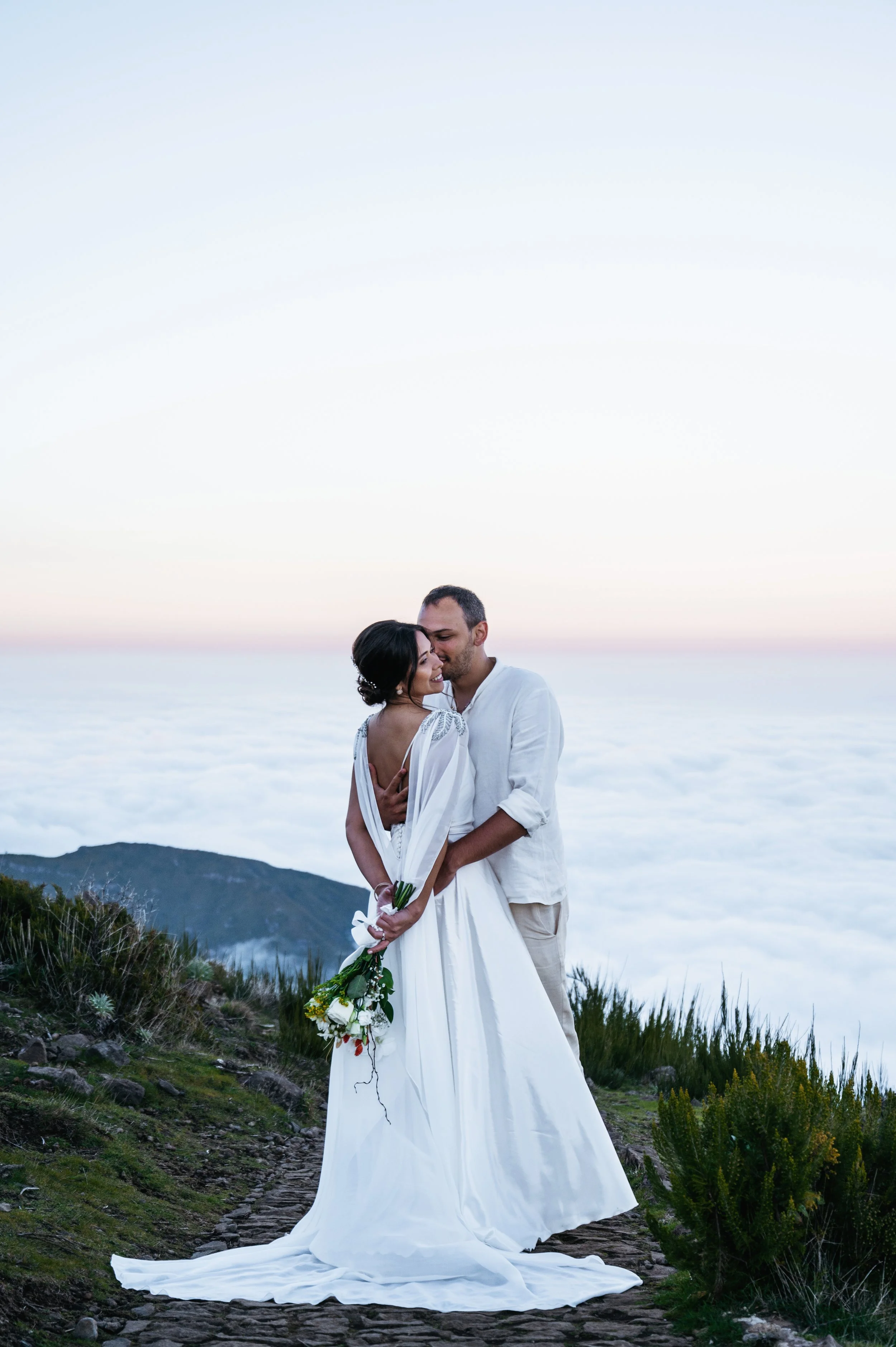 elopement in madeira couple just married making memories madeira