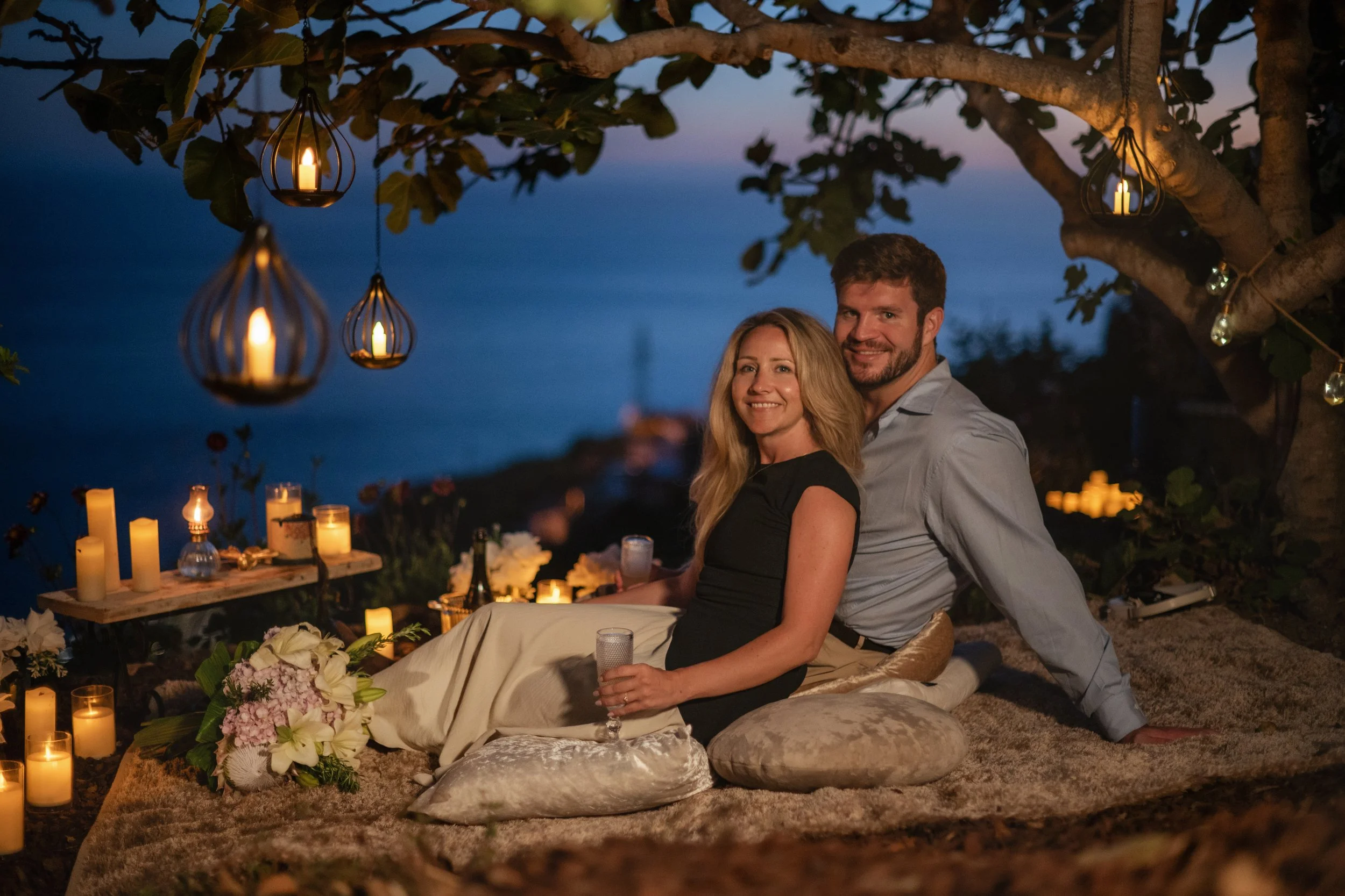 The Cliffside Orchard at Night
