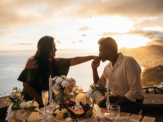 hand kiss couple luxury picnic setup funchal madeira designed by making memories madeira